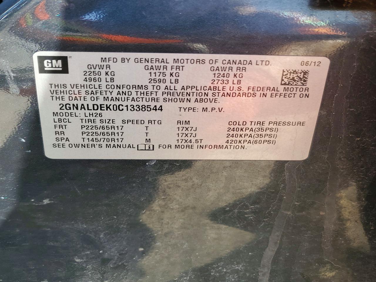 Chevrolet Equinox Lt
