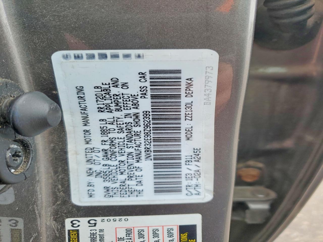 Toyota Corolla Le