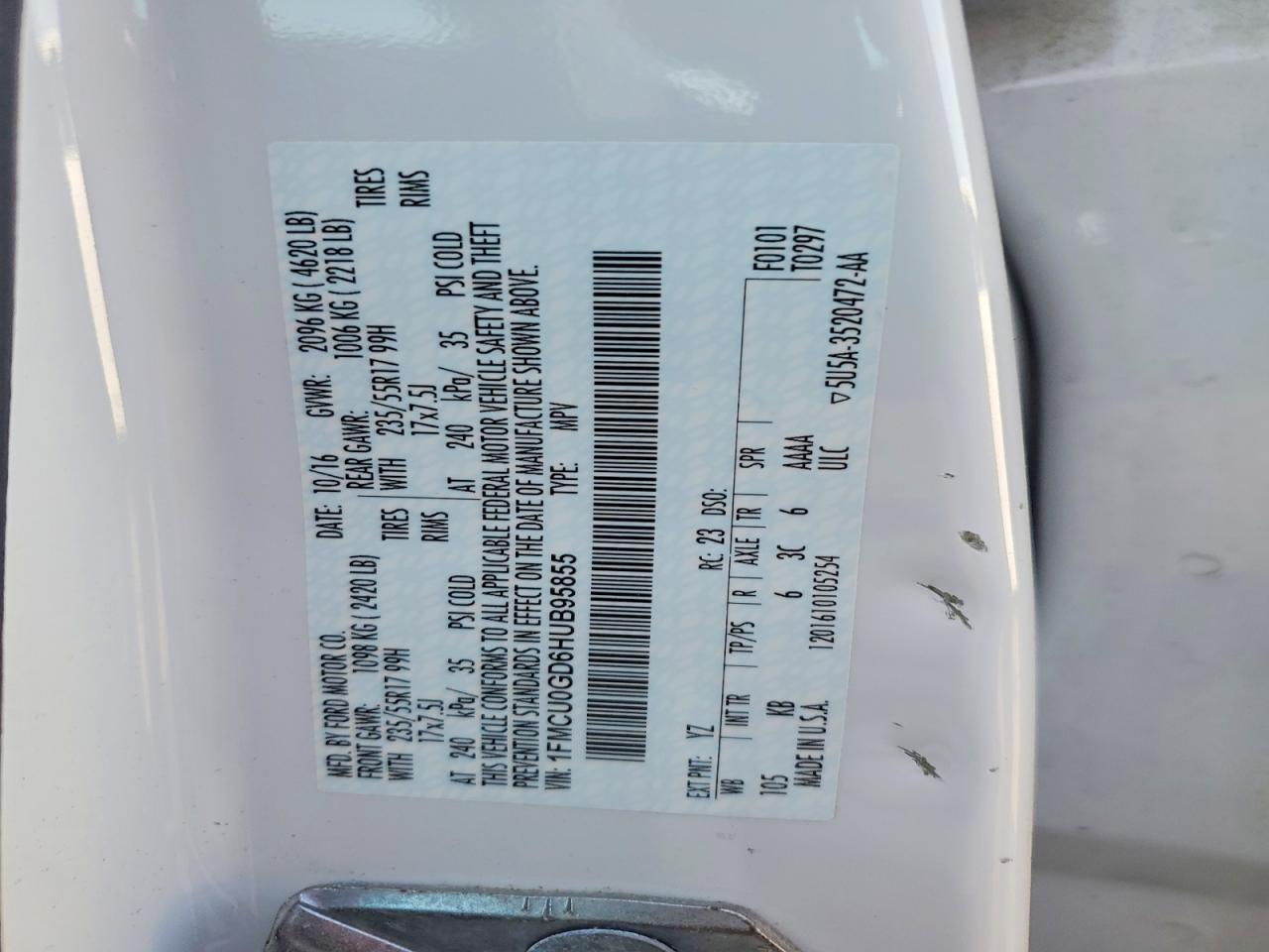 Ford Escape Se
