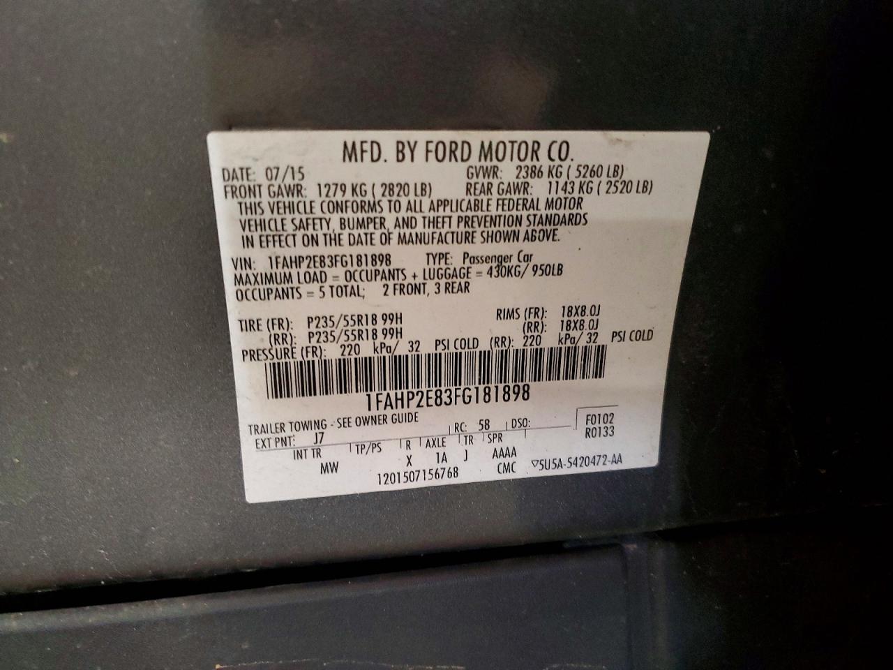 Ford Taurus Sel