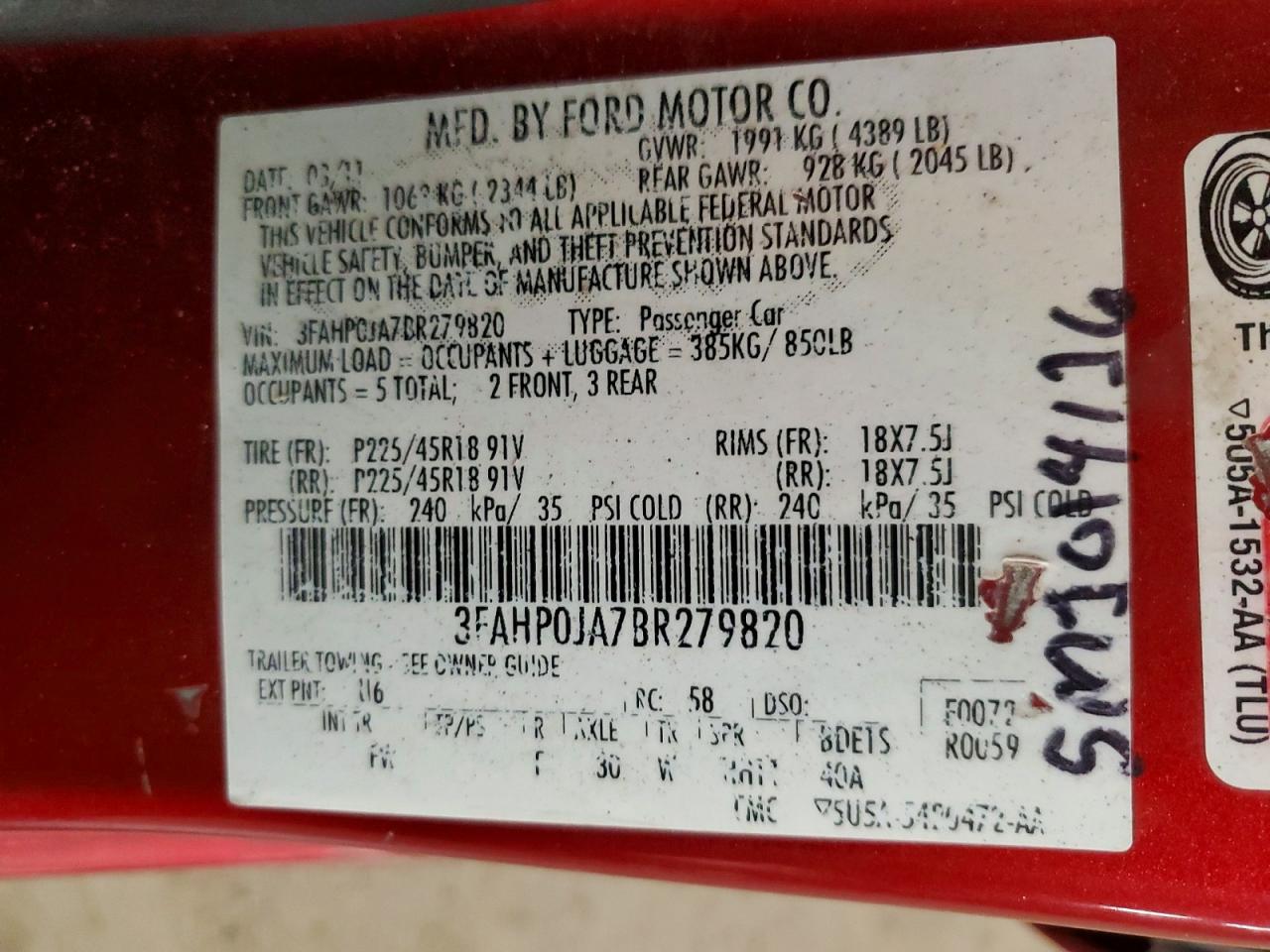 Ford Fusion Sel