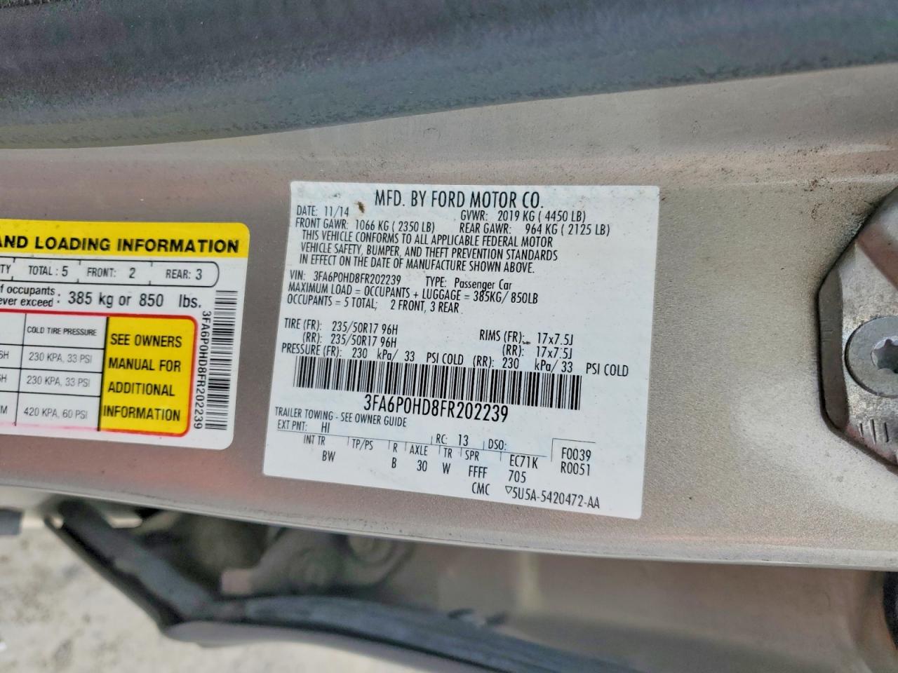 Ford Fusion Se