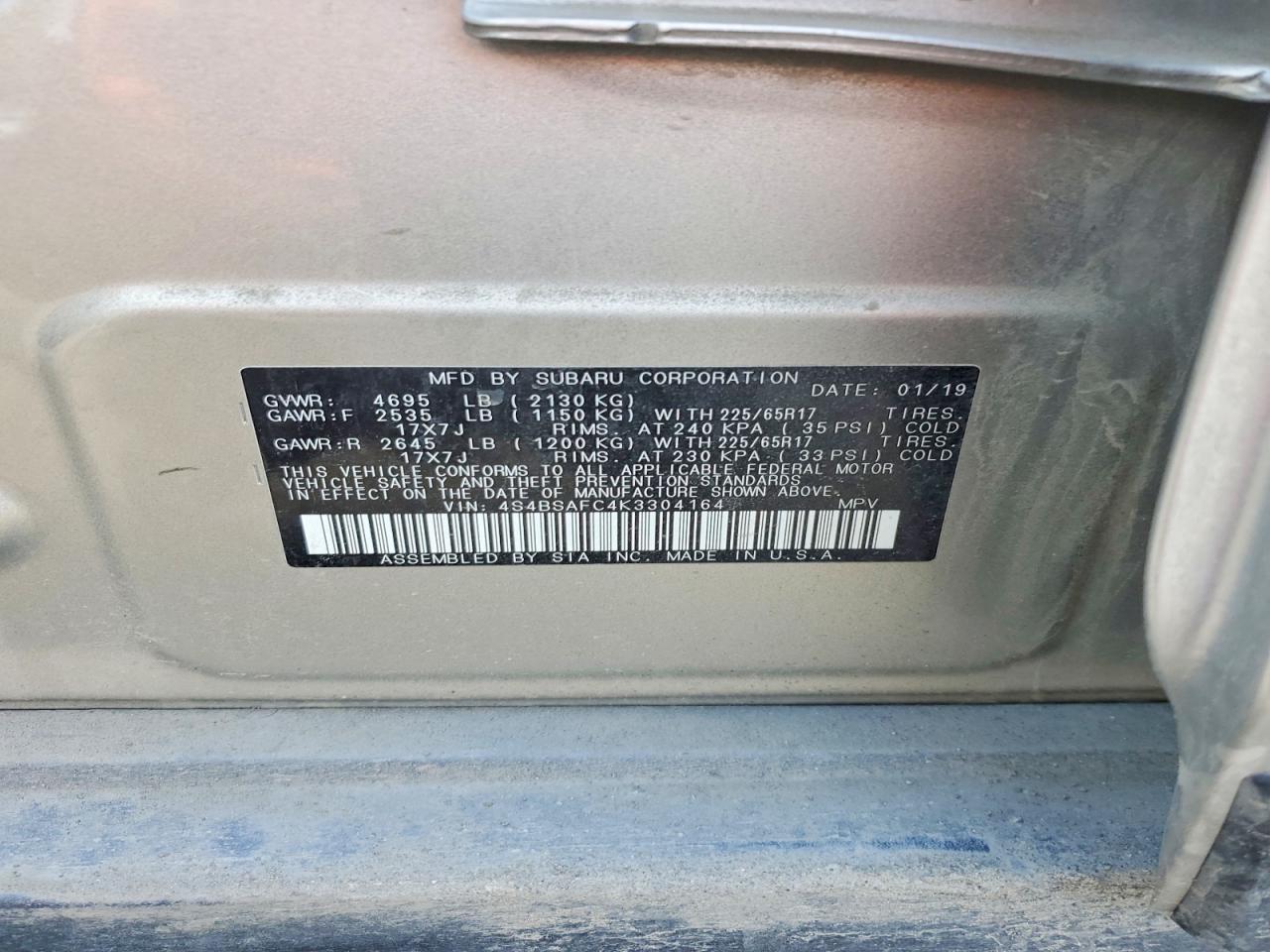 Subaru Outback 2.5i Premium