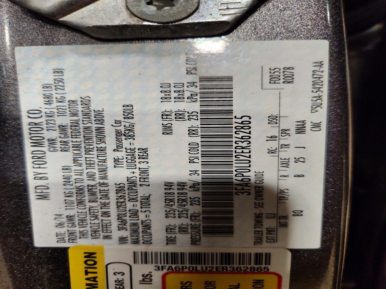 Ford Fusion Se Hybrid