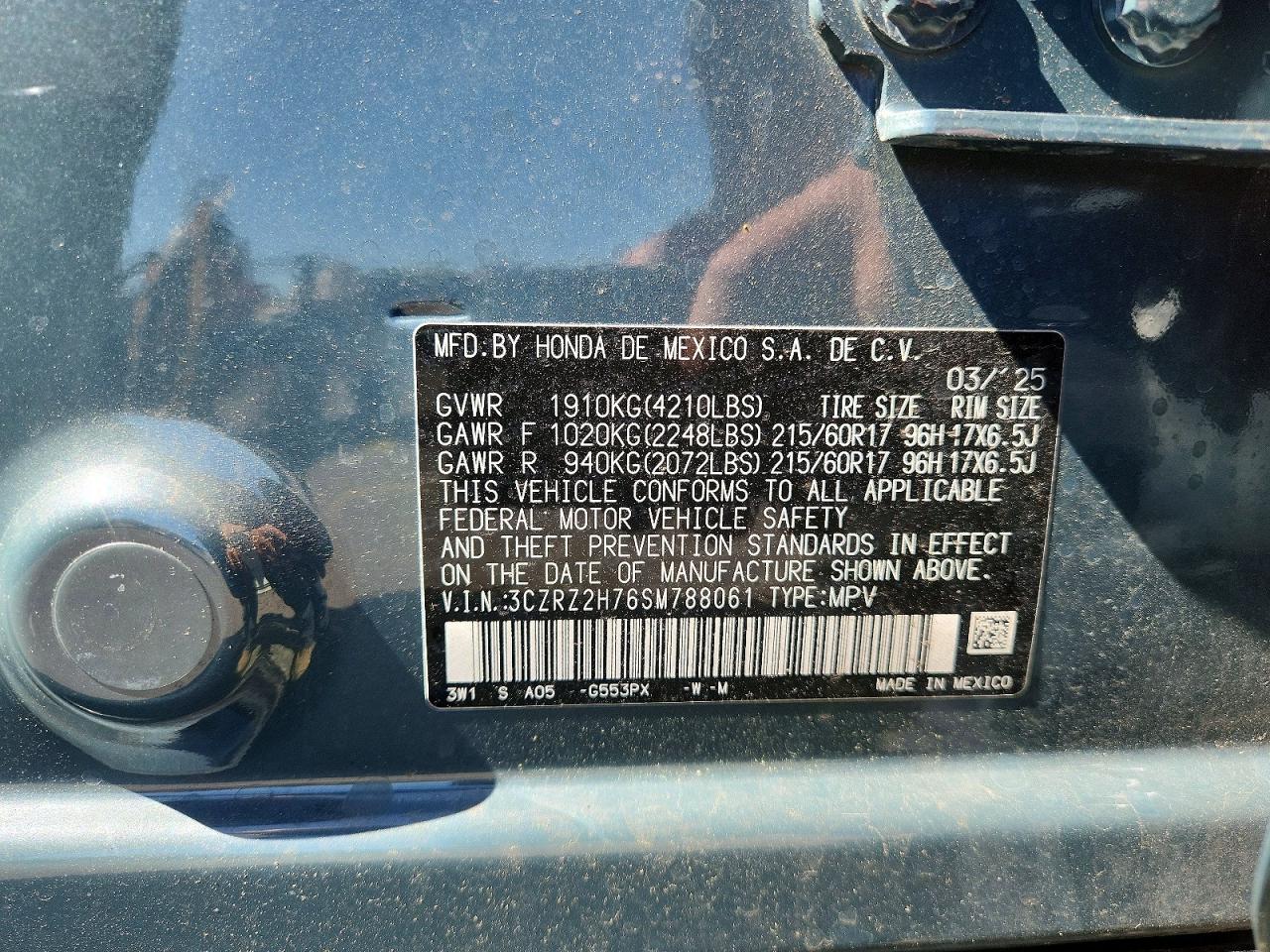 Honda HR-V Exl