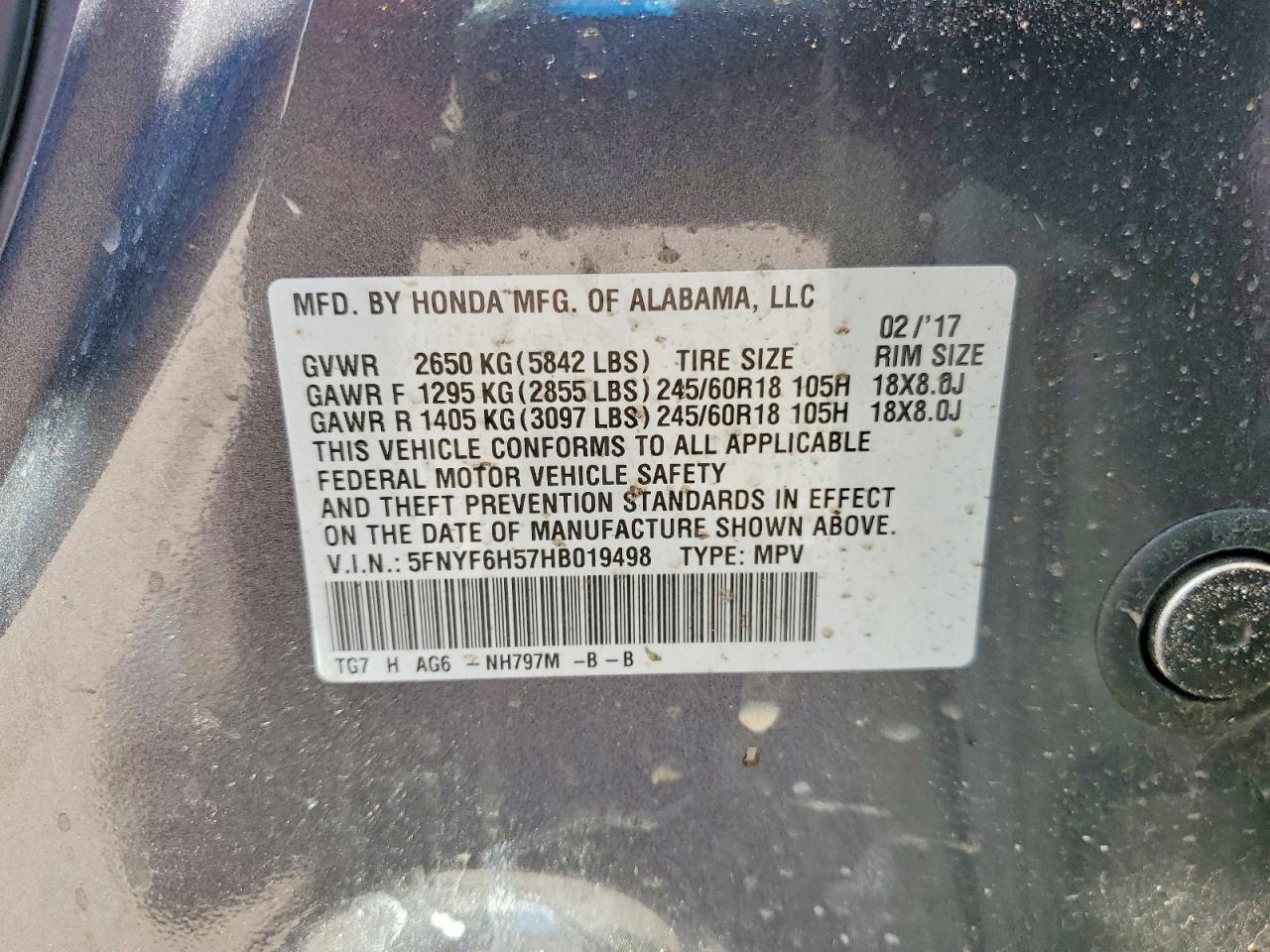 Honda Pilot Exl