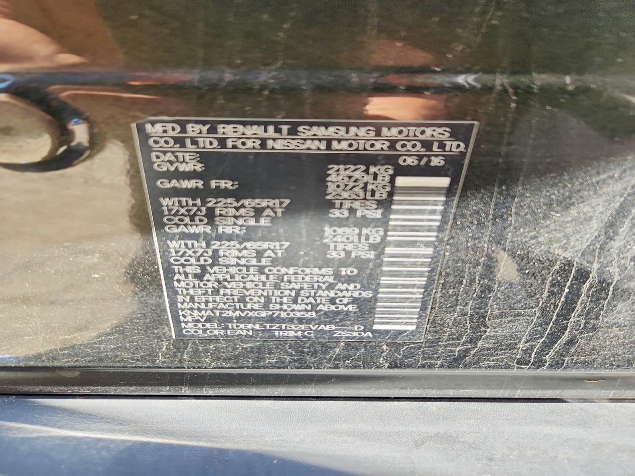 Nissan Rogue Sv
