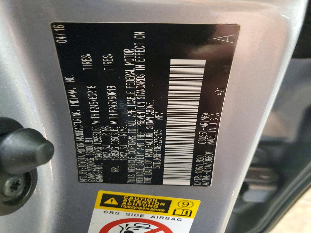Toyota Highlander Xle
