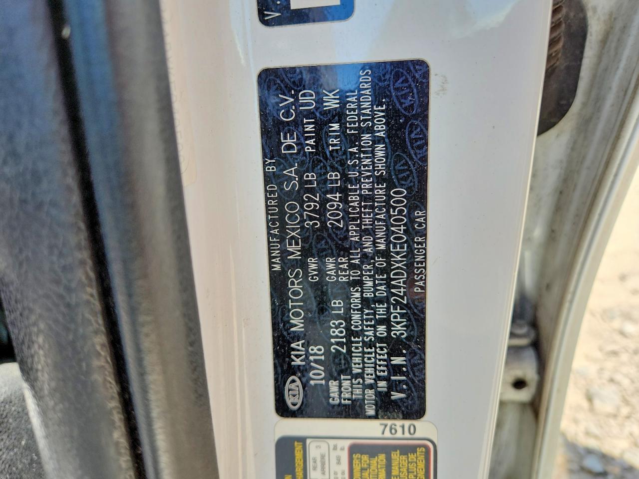 Kia Forte Lxs