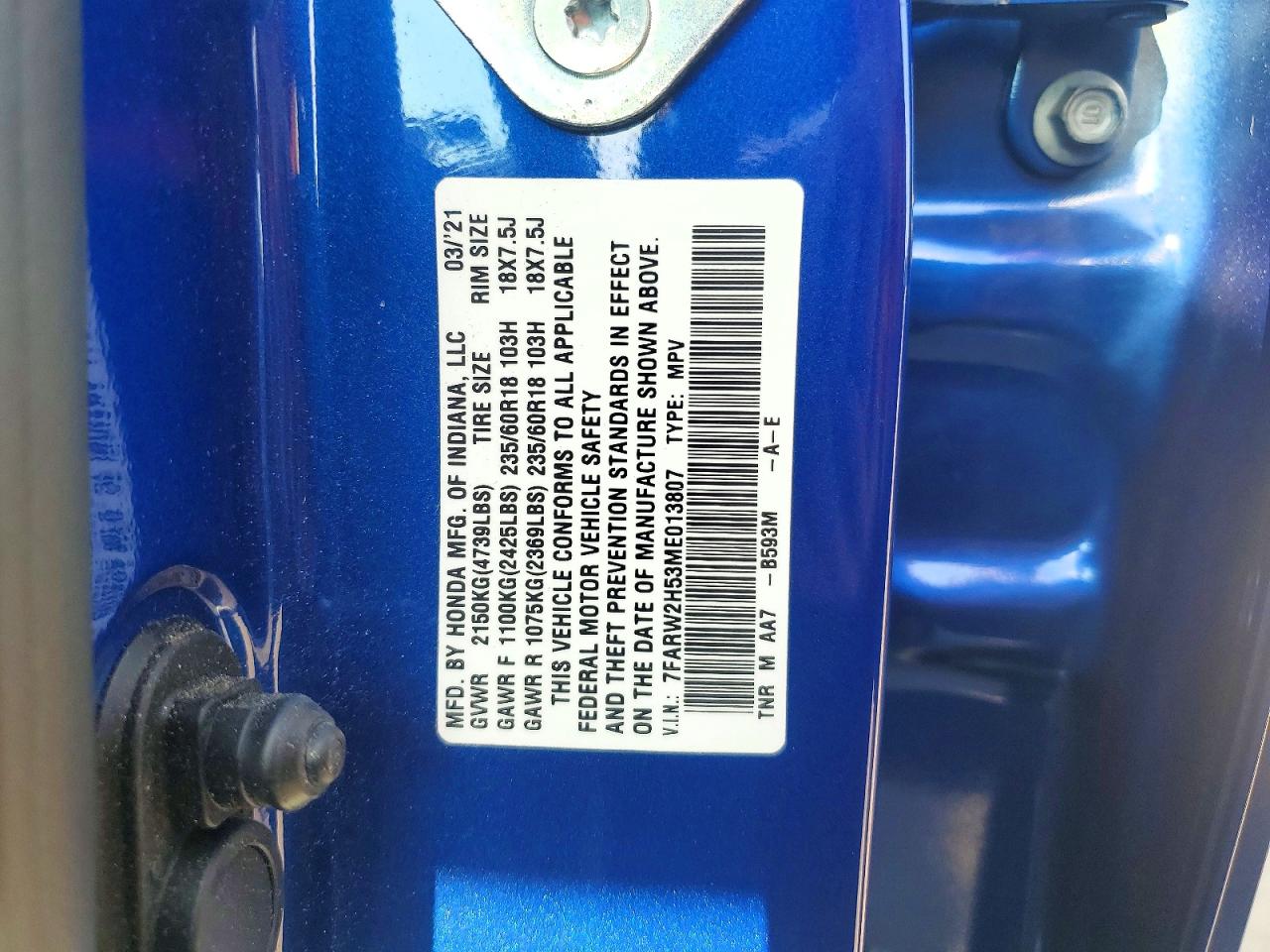 Honda Crv Ex