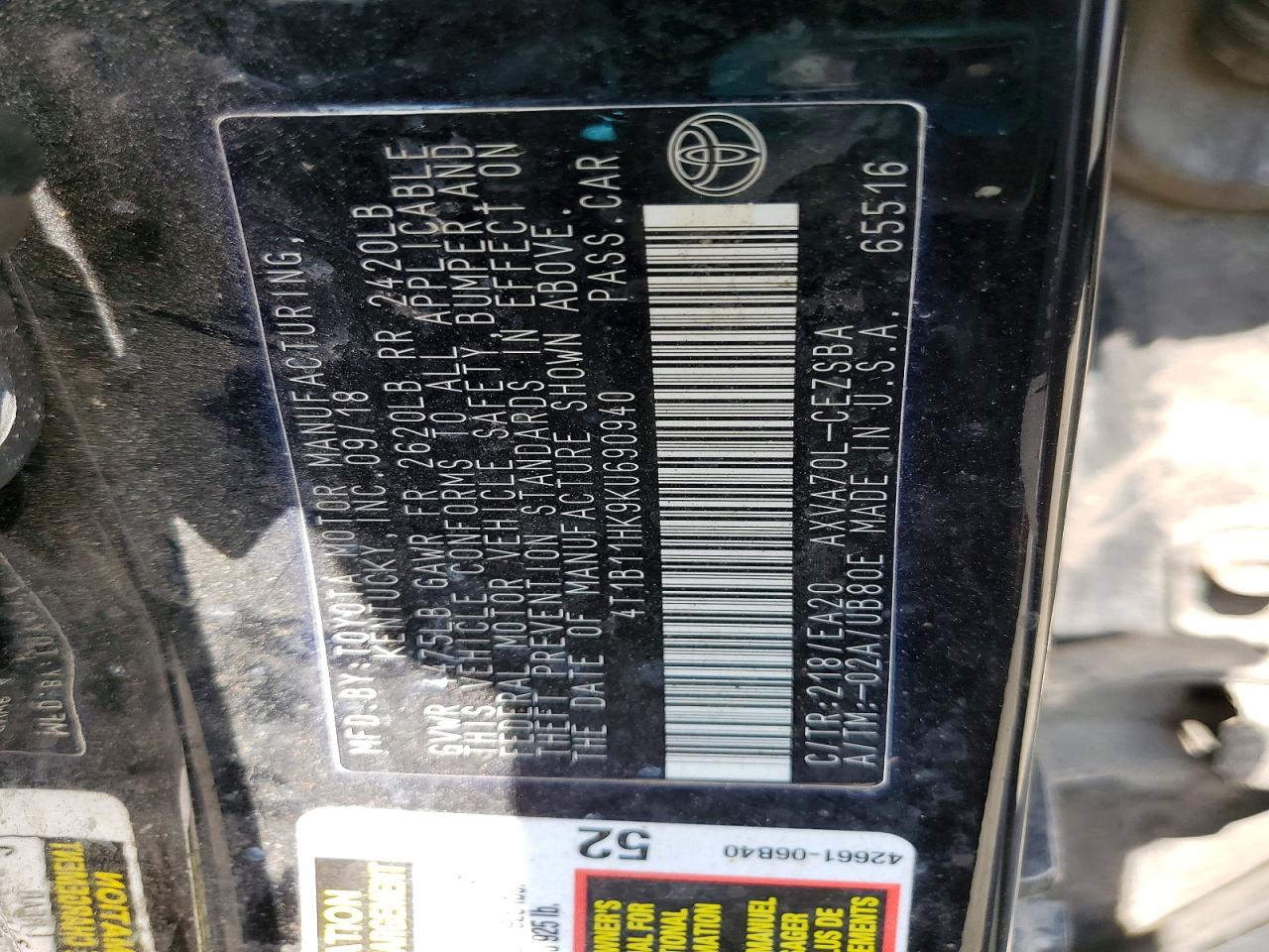 Toyota Camry Se