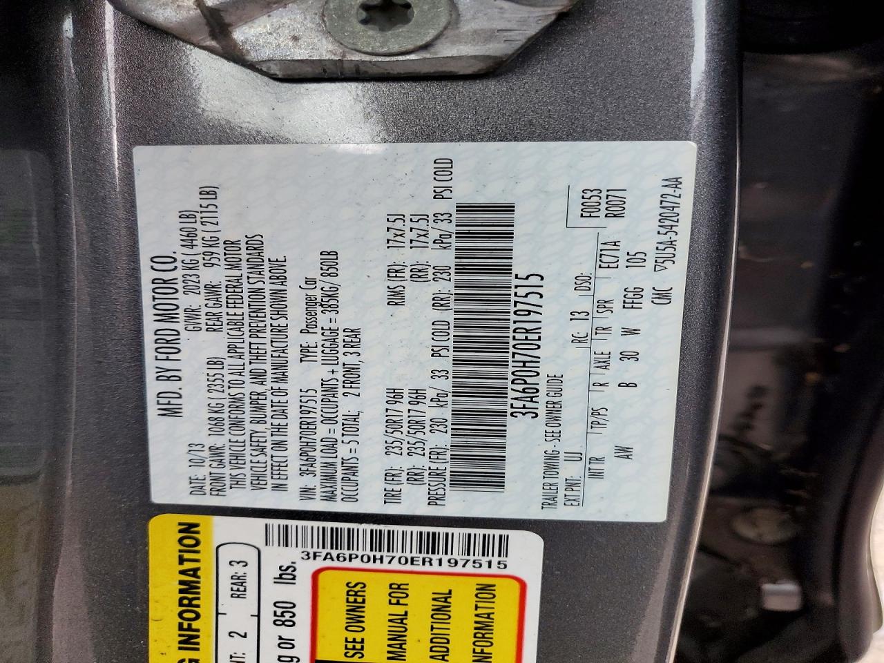 Ford Fusion Se