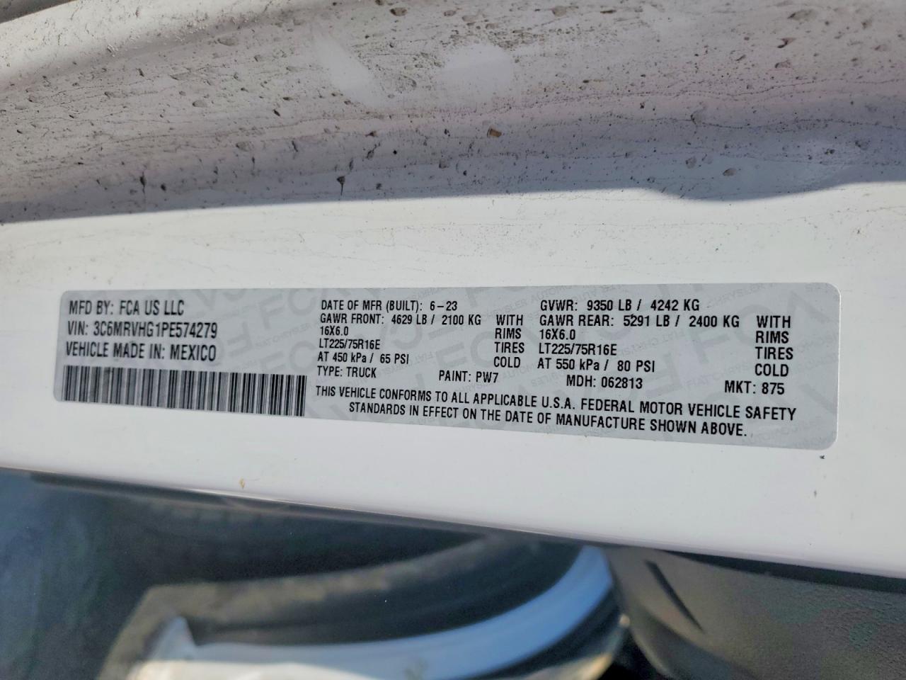 Ram Promaster 3500 High