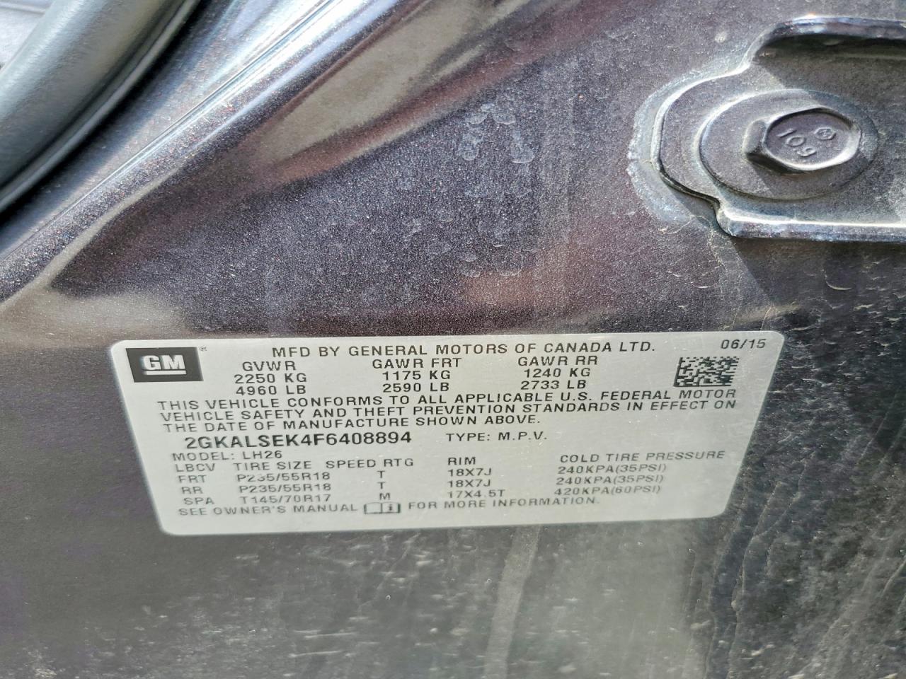 GMC Terrain Slt