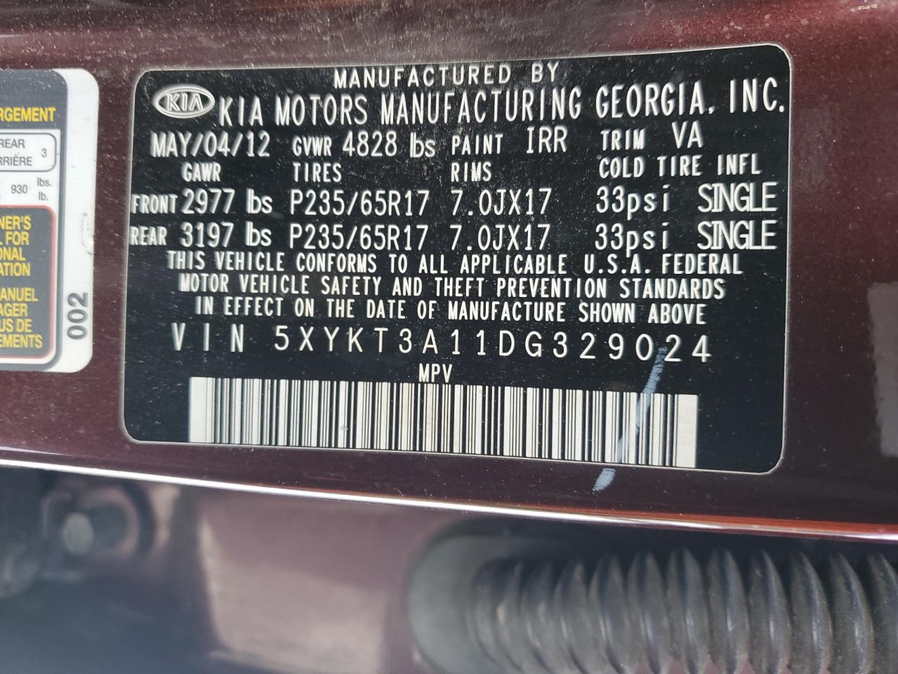 Kia Sorento Lx