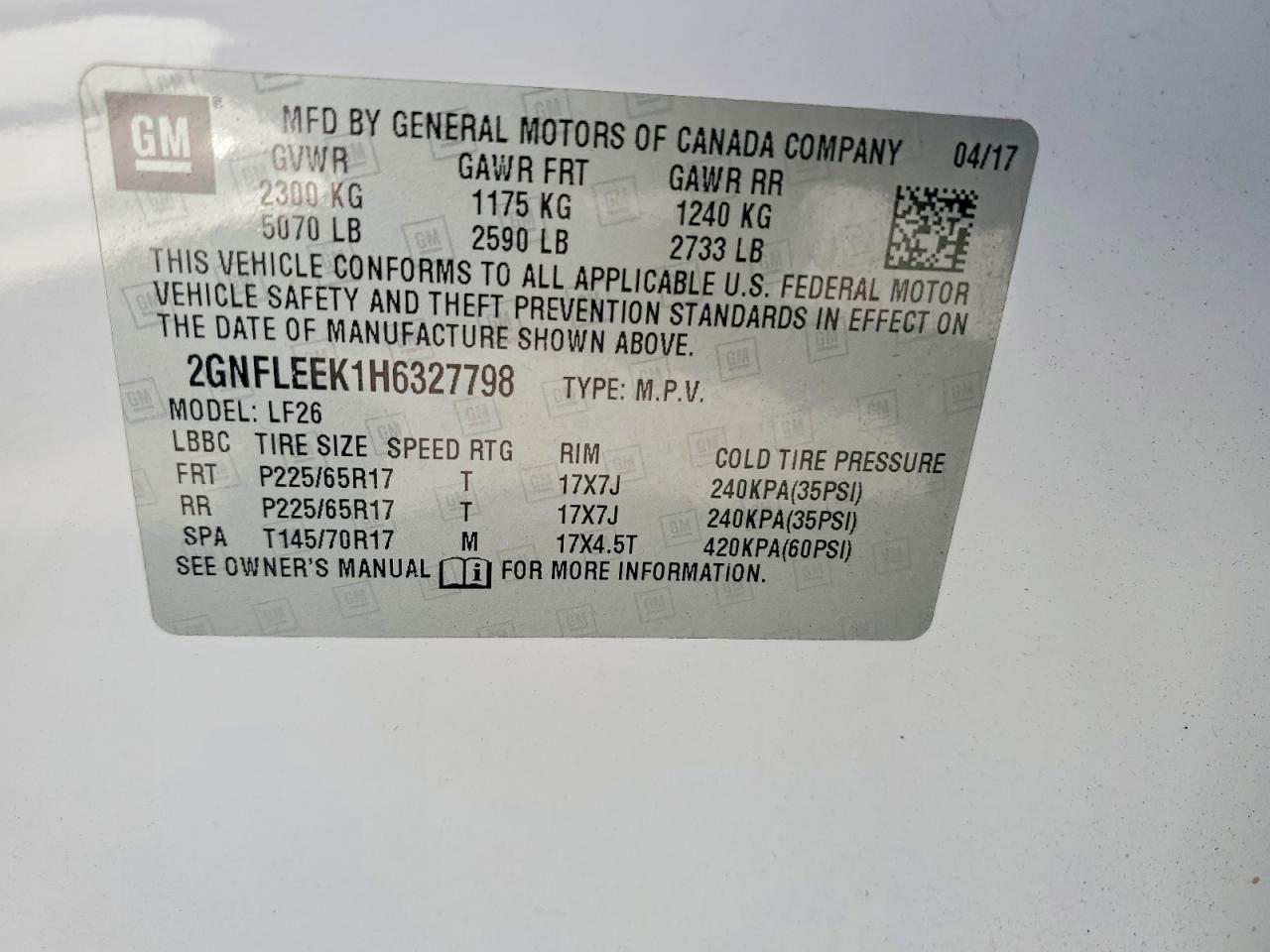 Chevrolet Equinox Ls
