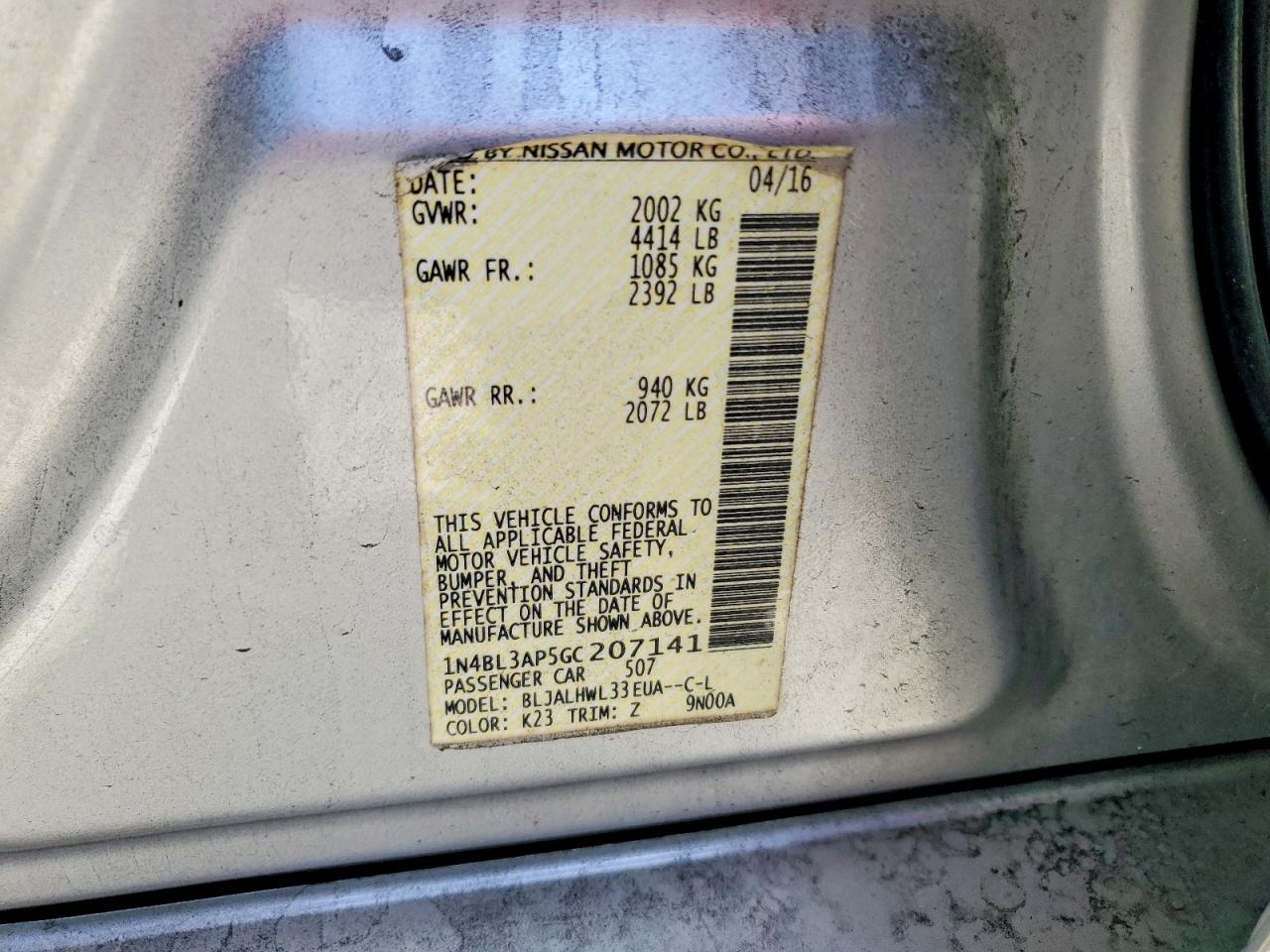 Nissan Altima 3.5 Sr