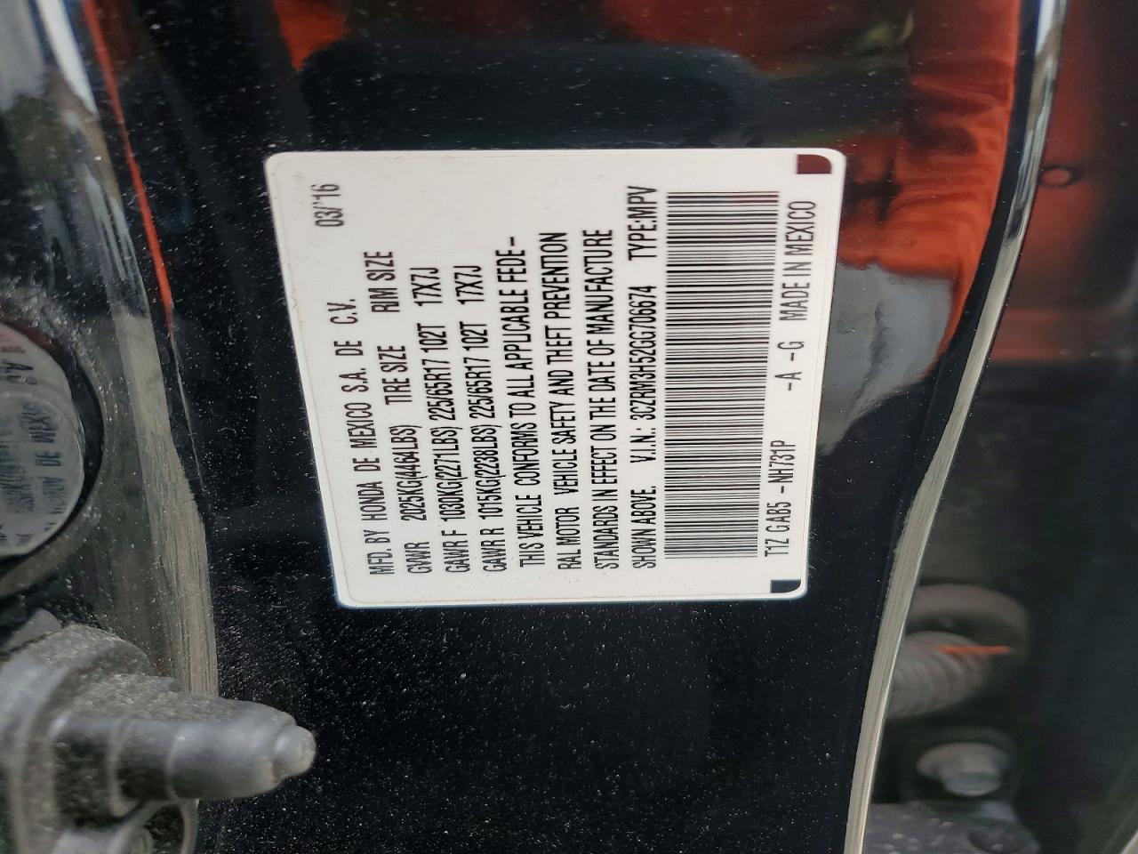 Honda Crv Ex