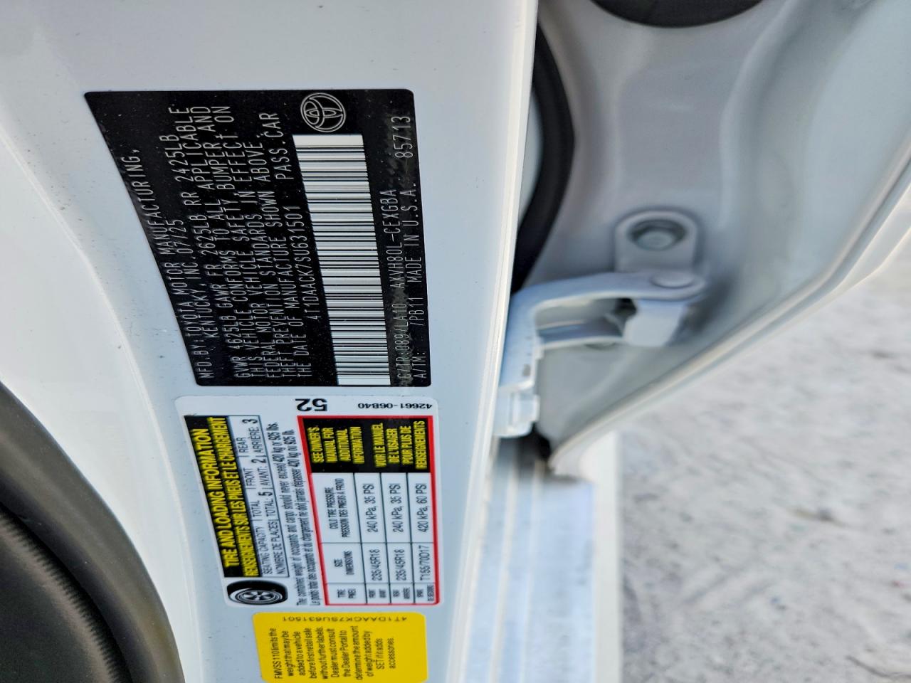 Toyota Camry Xle