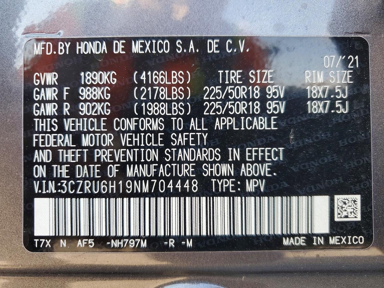 Honda HR-V Sport