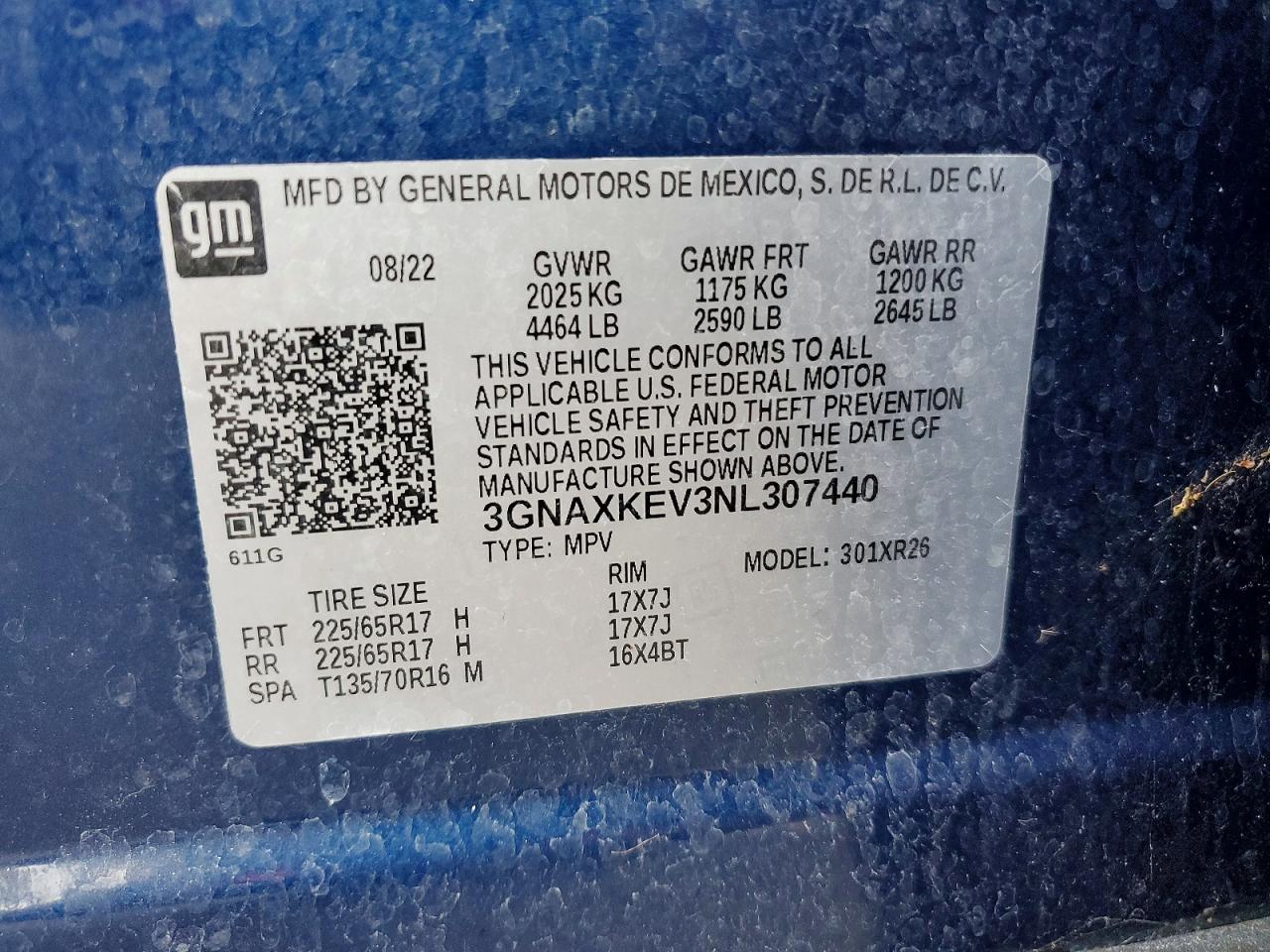 Chevrolet Equinox Lt