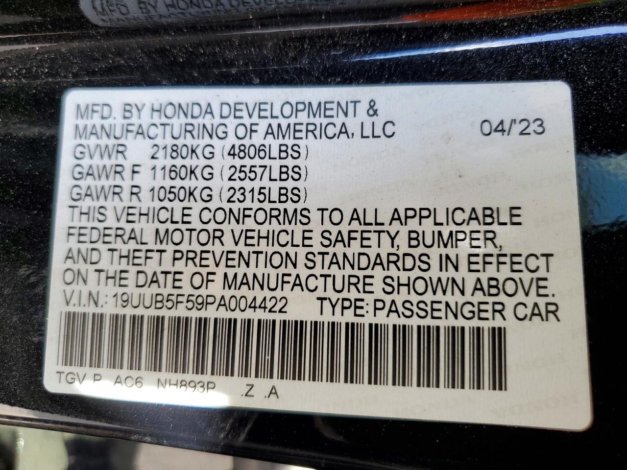 Acura TLX Tech A
