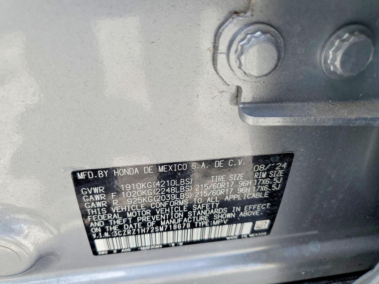 Honda HR-V Exl
