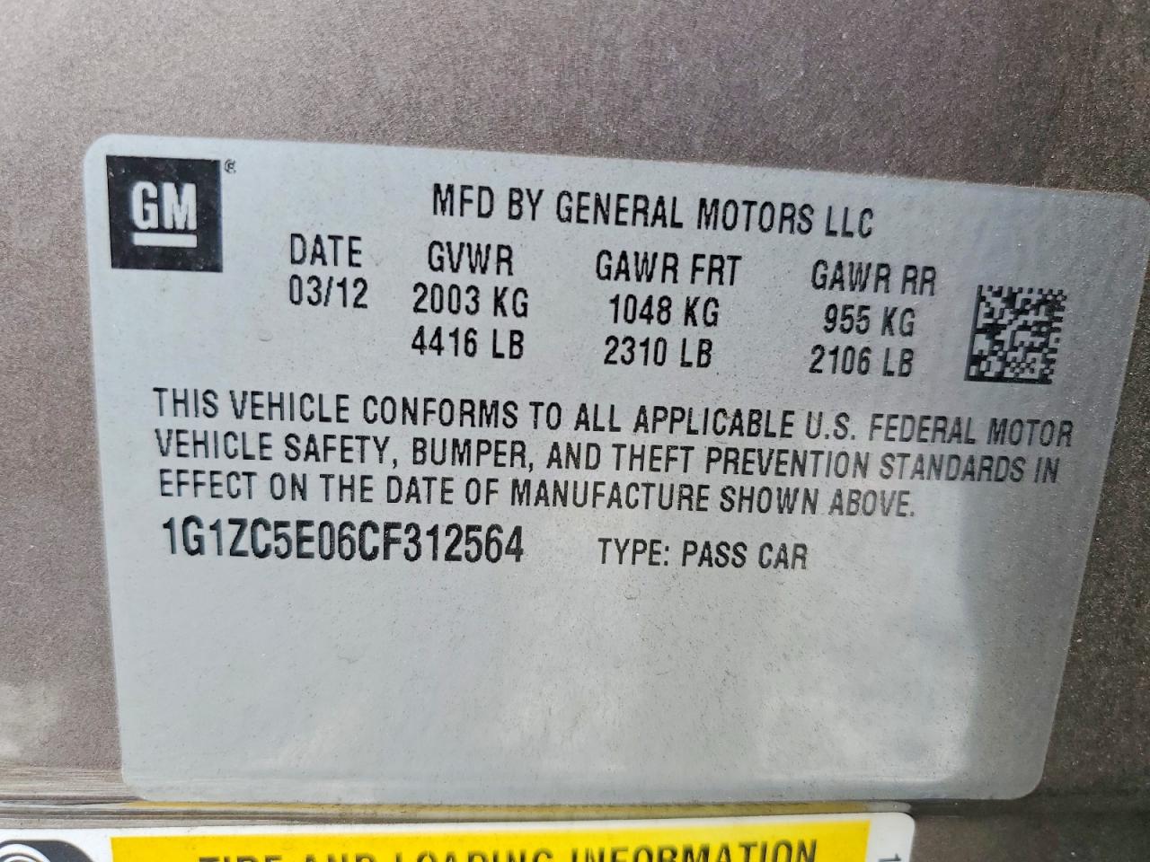 Chevrolet Malibu 1lt