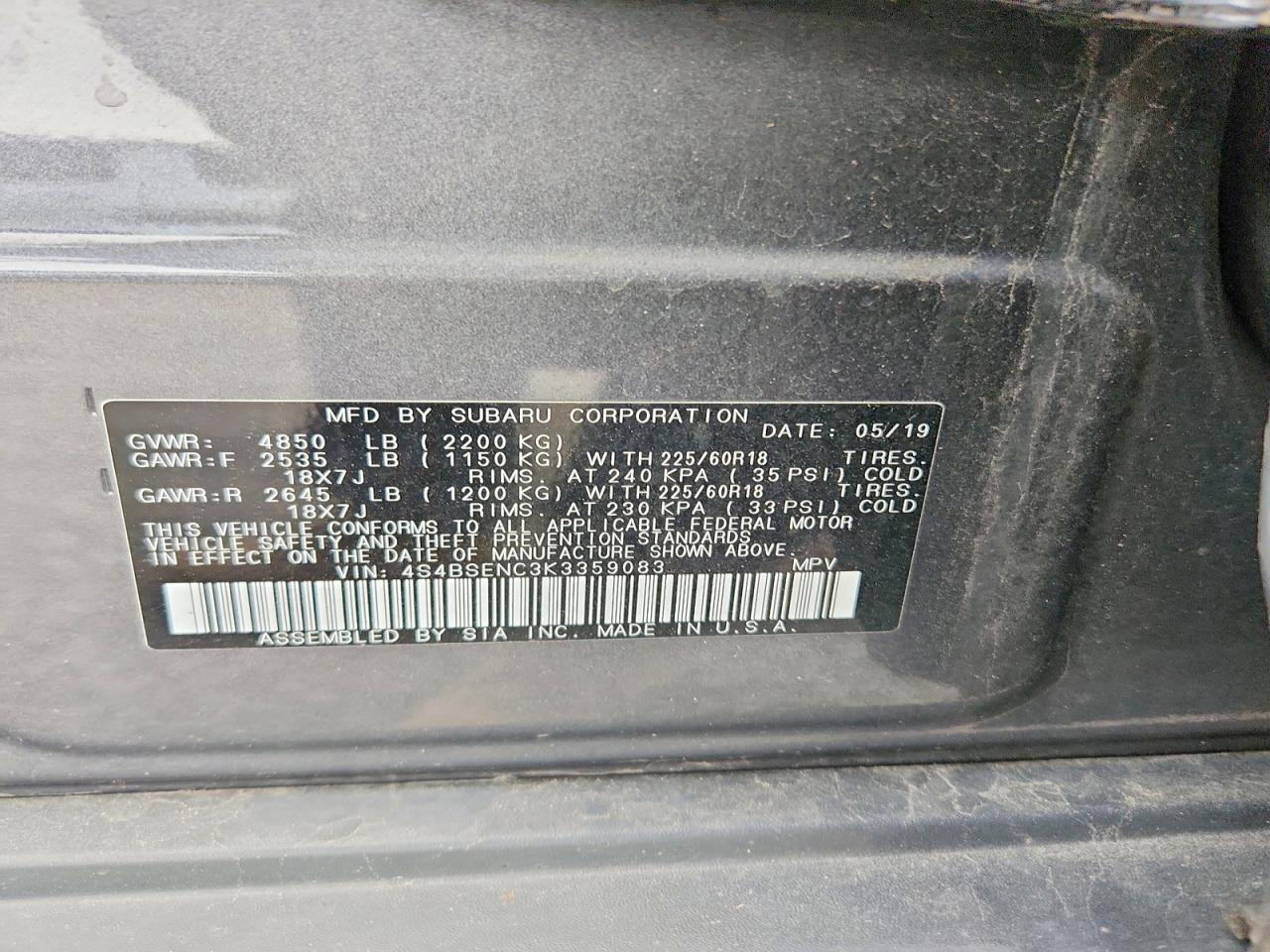 Subaru Outback 3.6r Limited