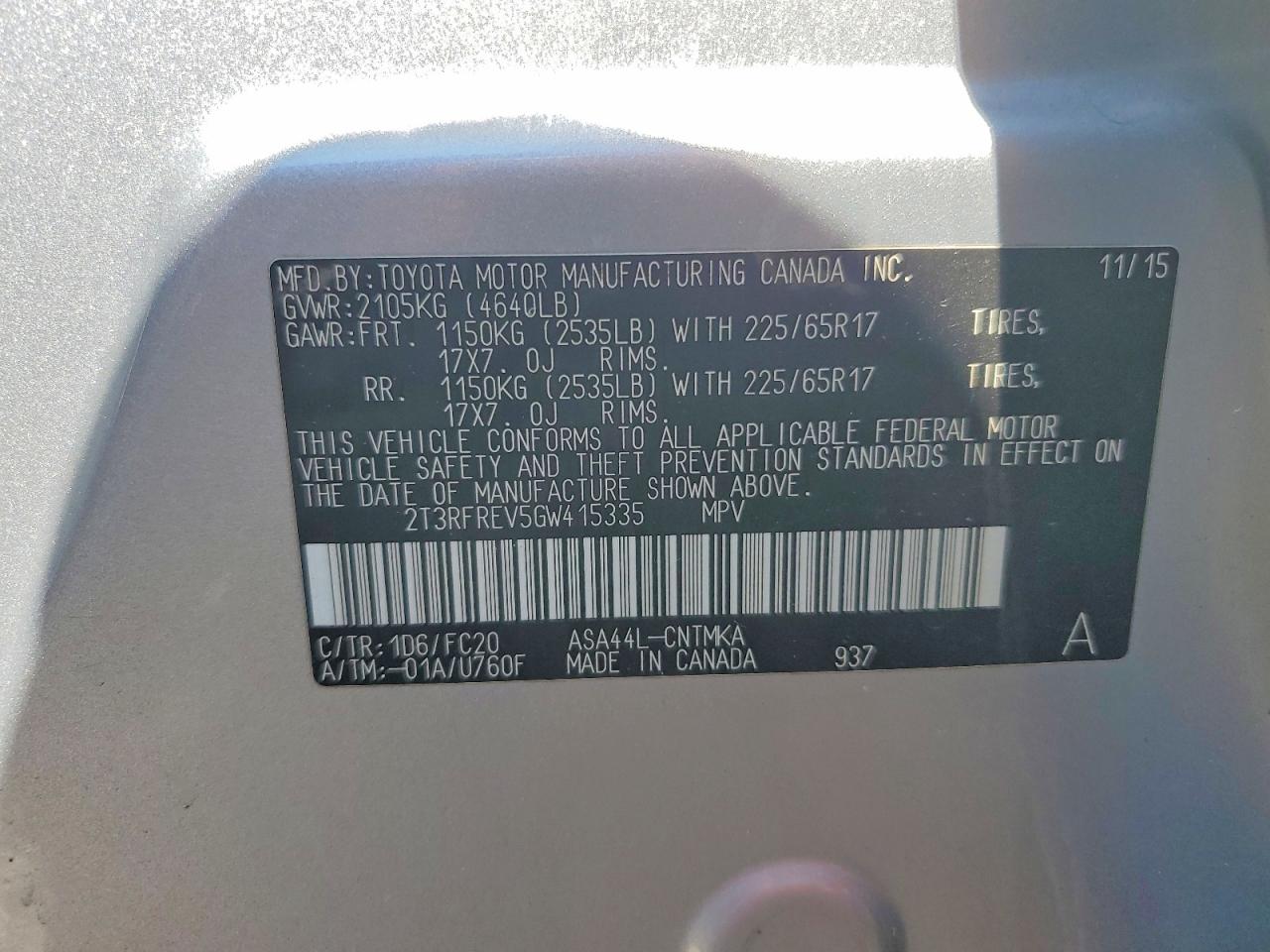 Toyota RAV4 Xle