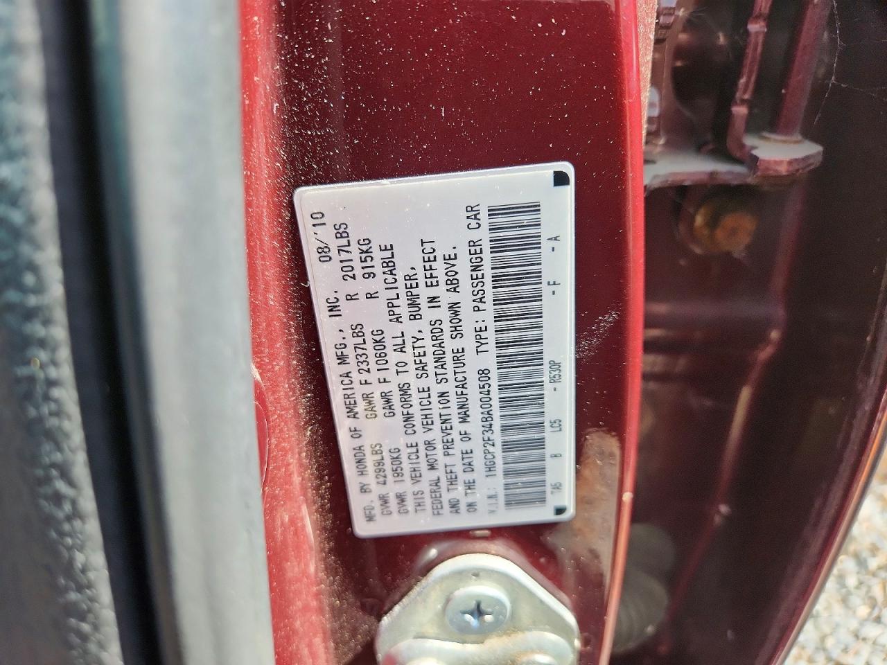 Honda Accord Lx