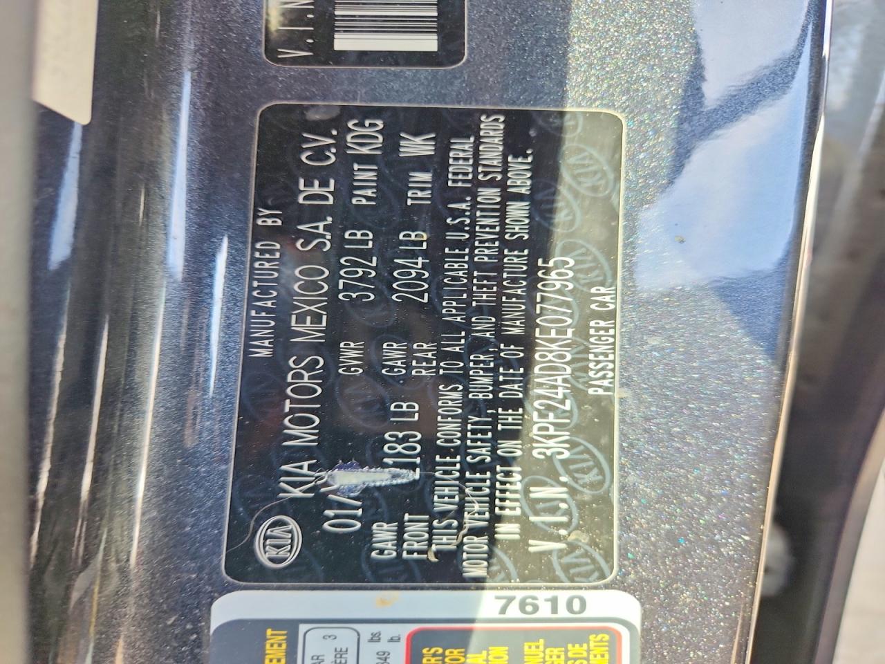 Kia Forte Lxs