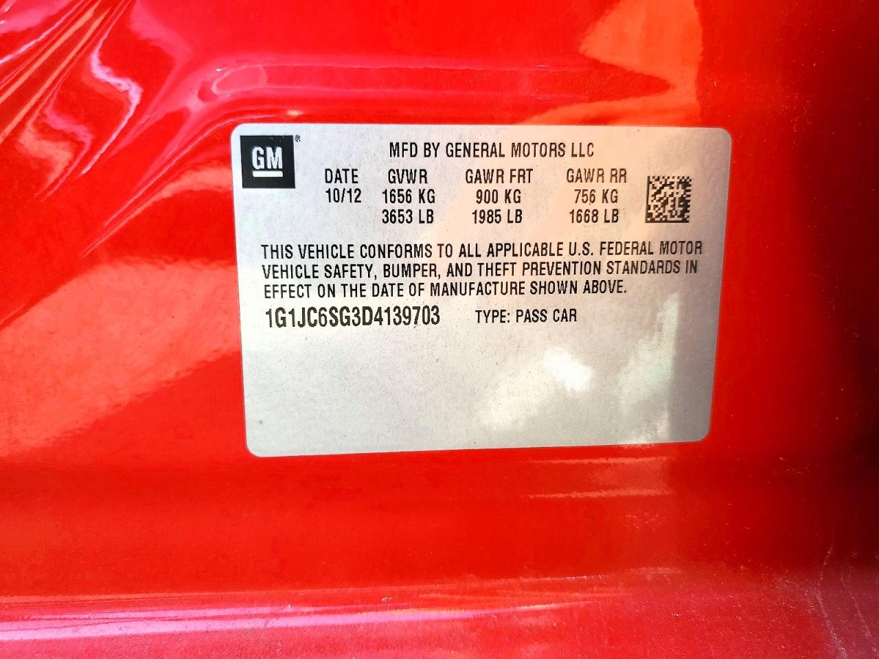 Chevrolet Sonic Lt