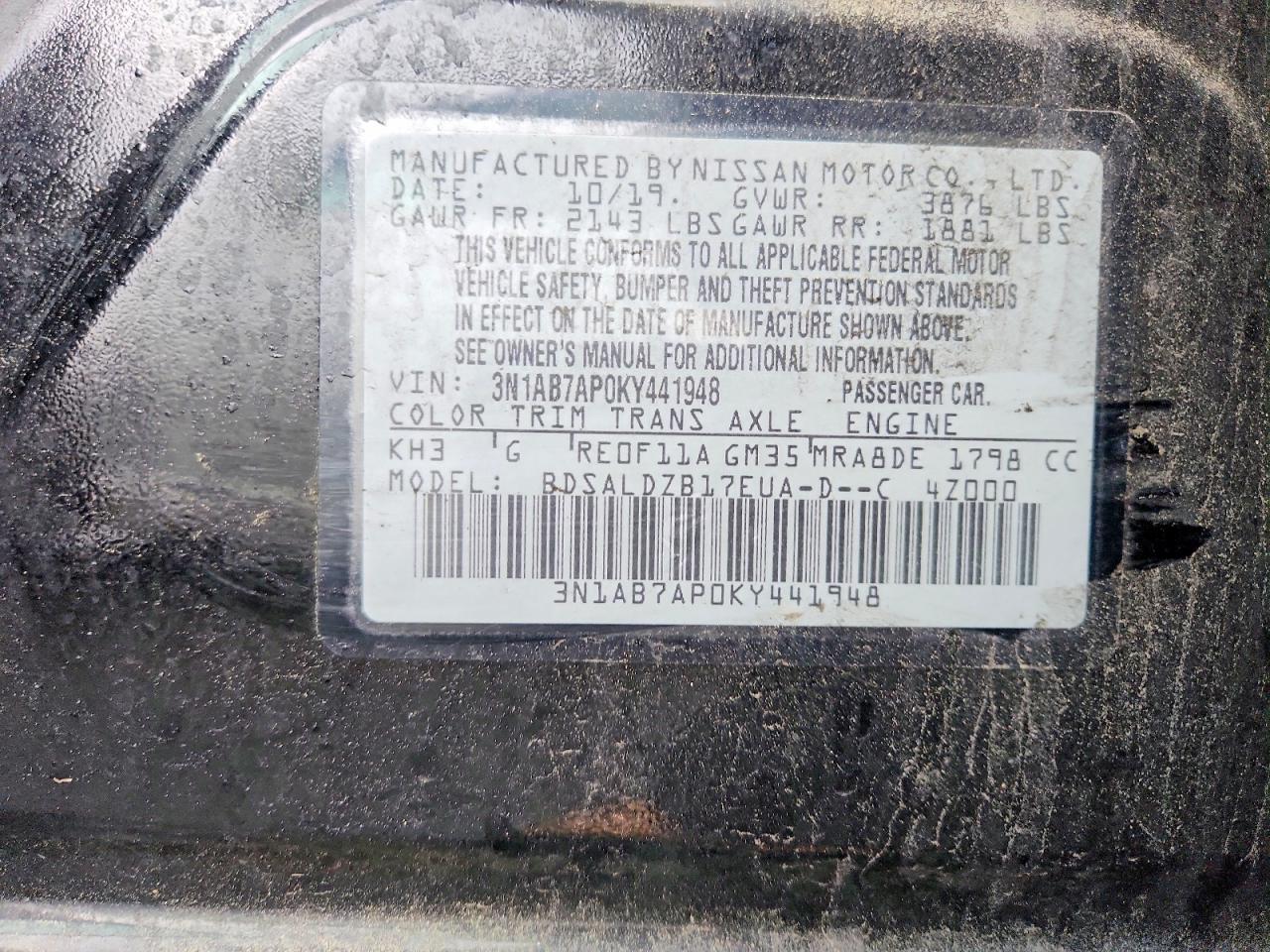 Nissan Sentra Sv