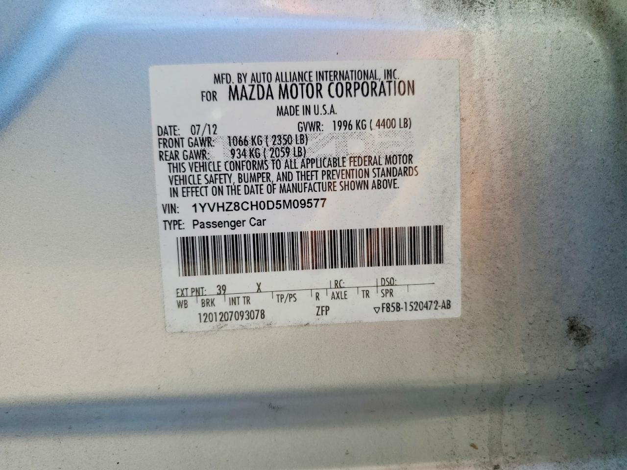 Mazda 6 Grand Touring