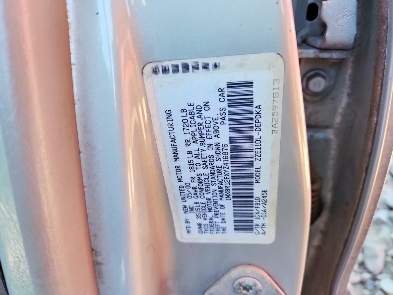 Toyota Corolla Ve