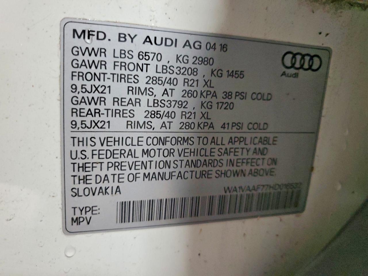 Audi Q7 Prestige