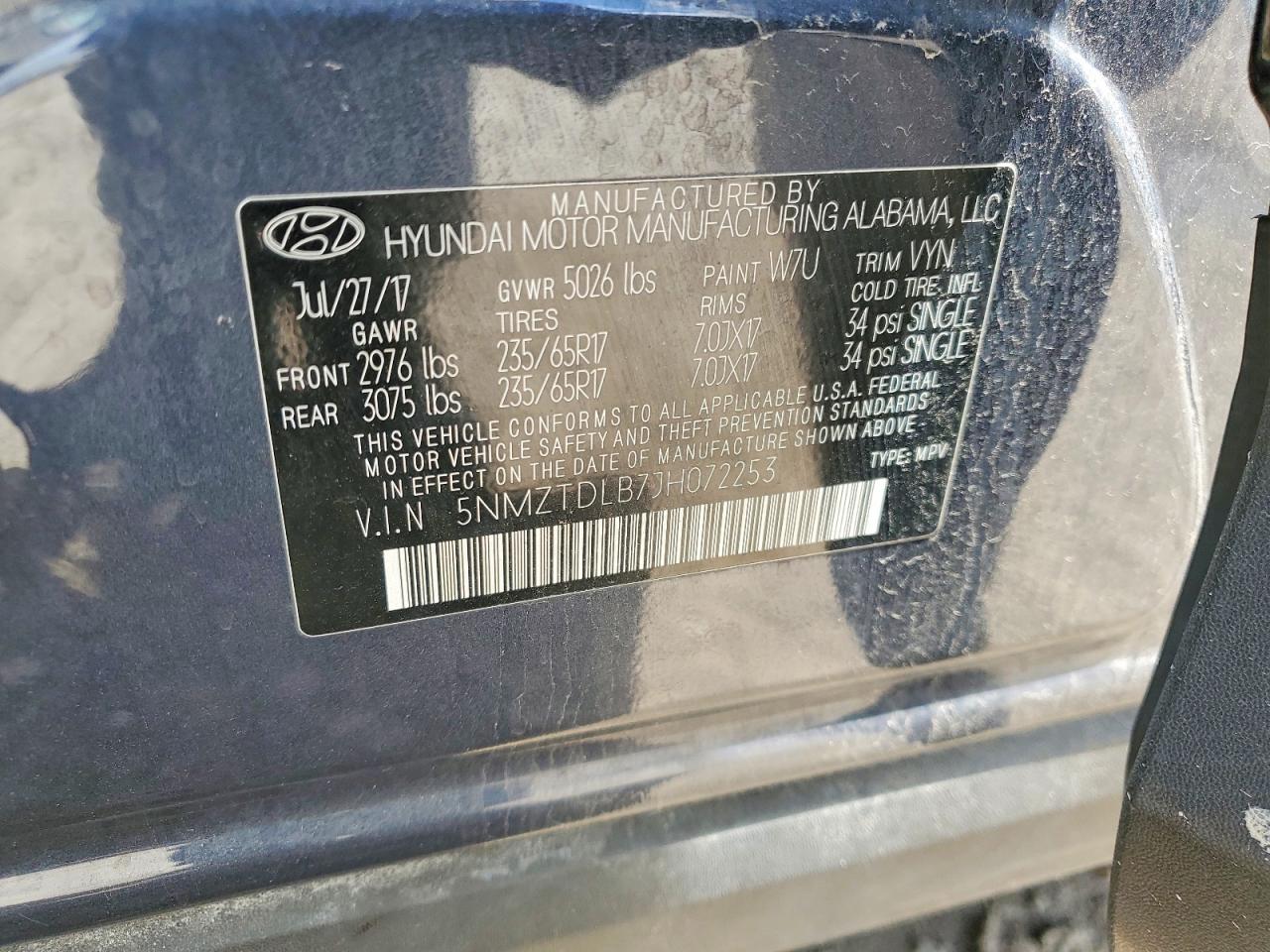 Hyundai SANTA FE 2.4l
