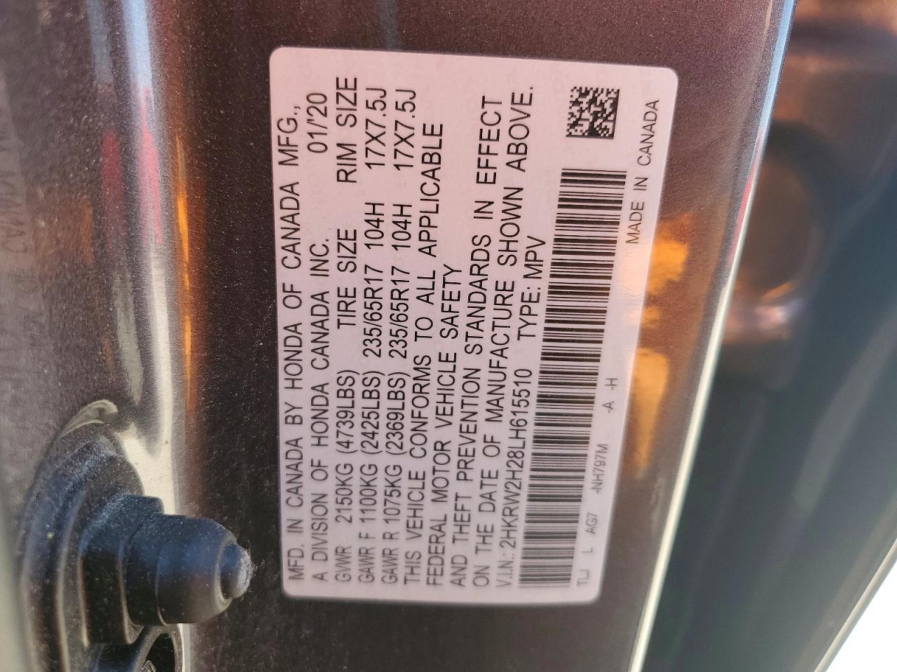 Honda Crv Lx