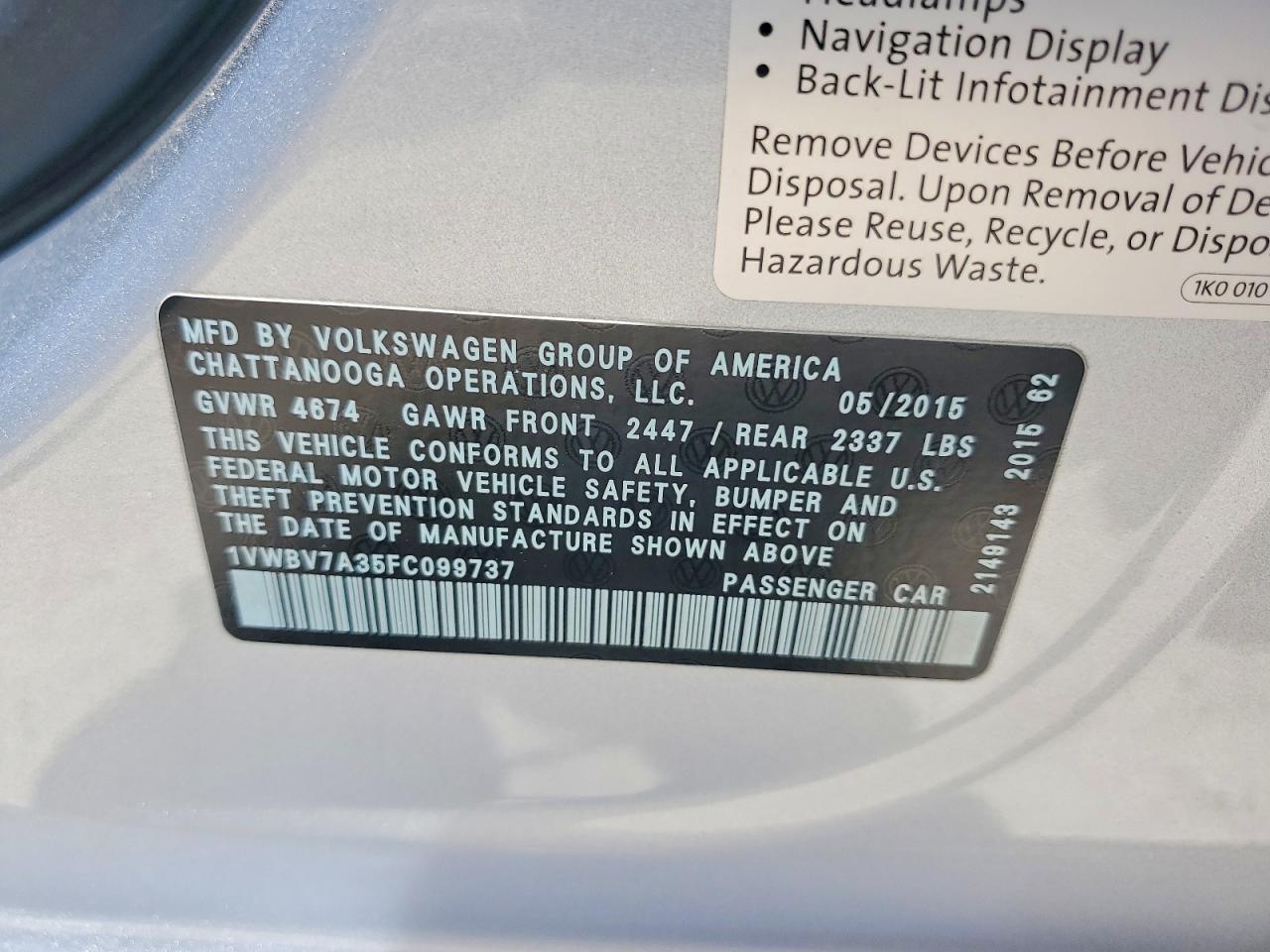 Volkswagen Passat Se