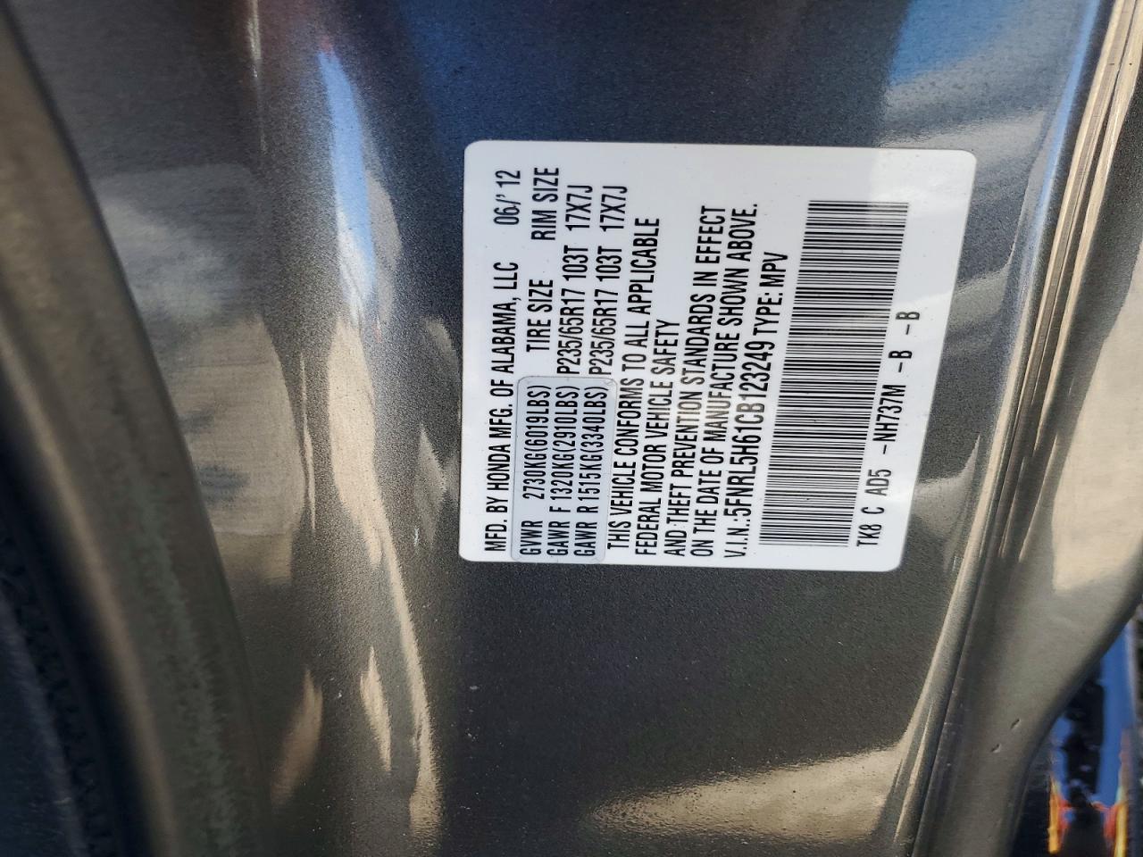 Honda Odyssey Exl