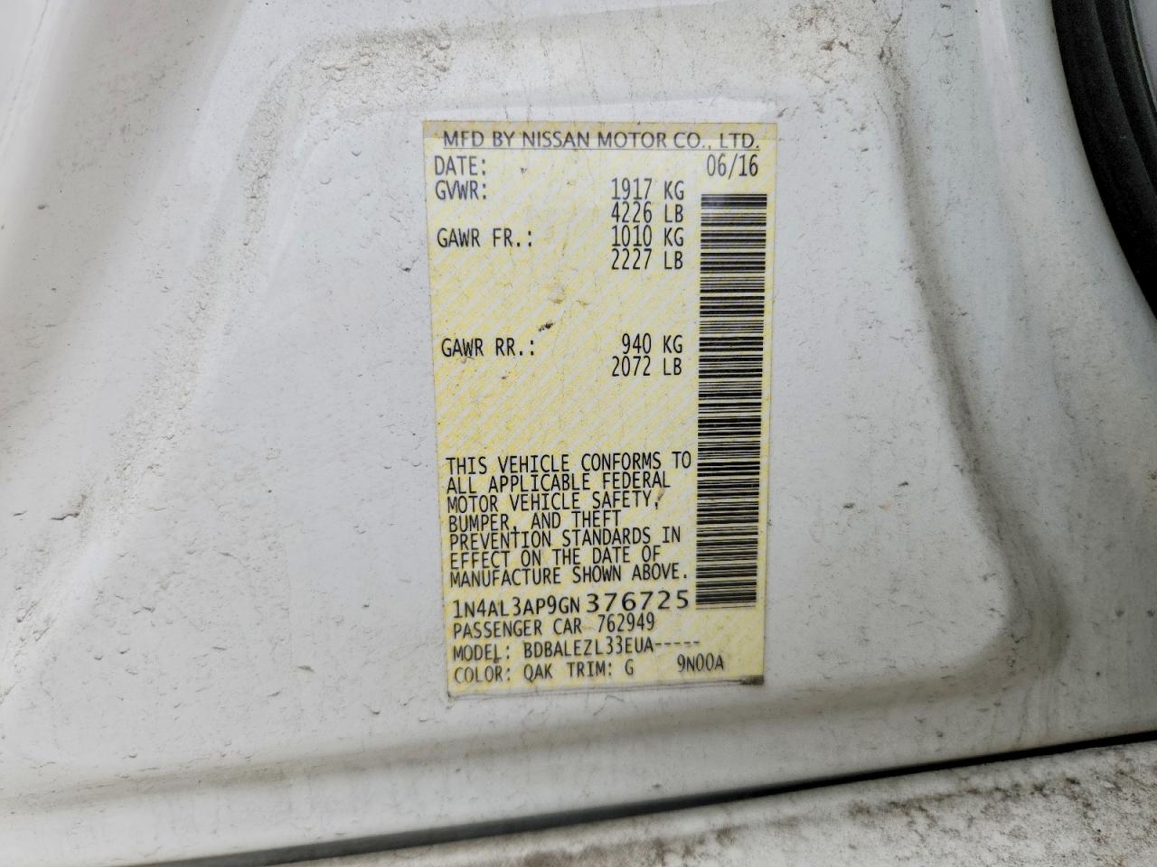 Nissan Altima 2.5 S