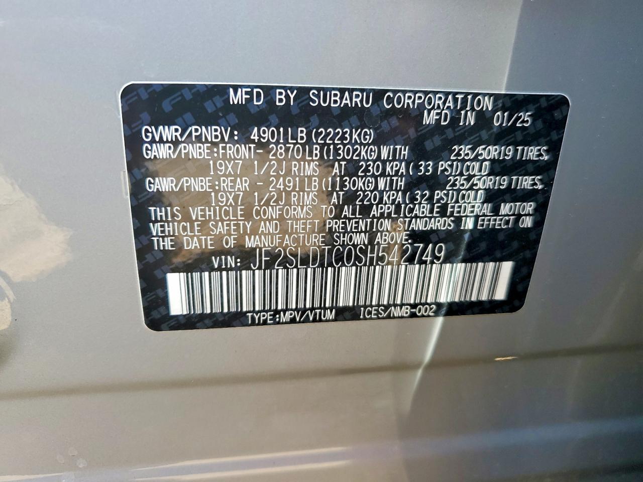 Subaru Forester Touring