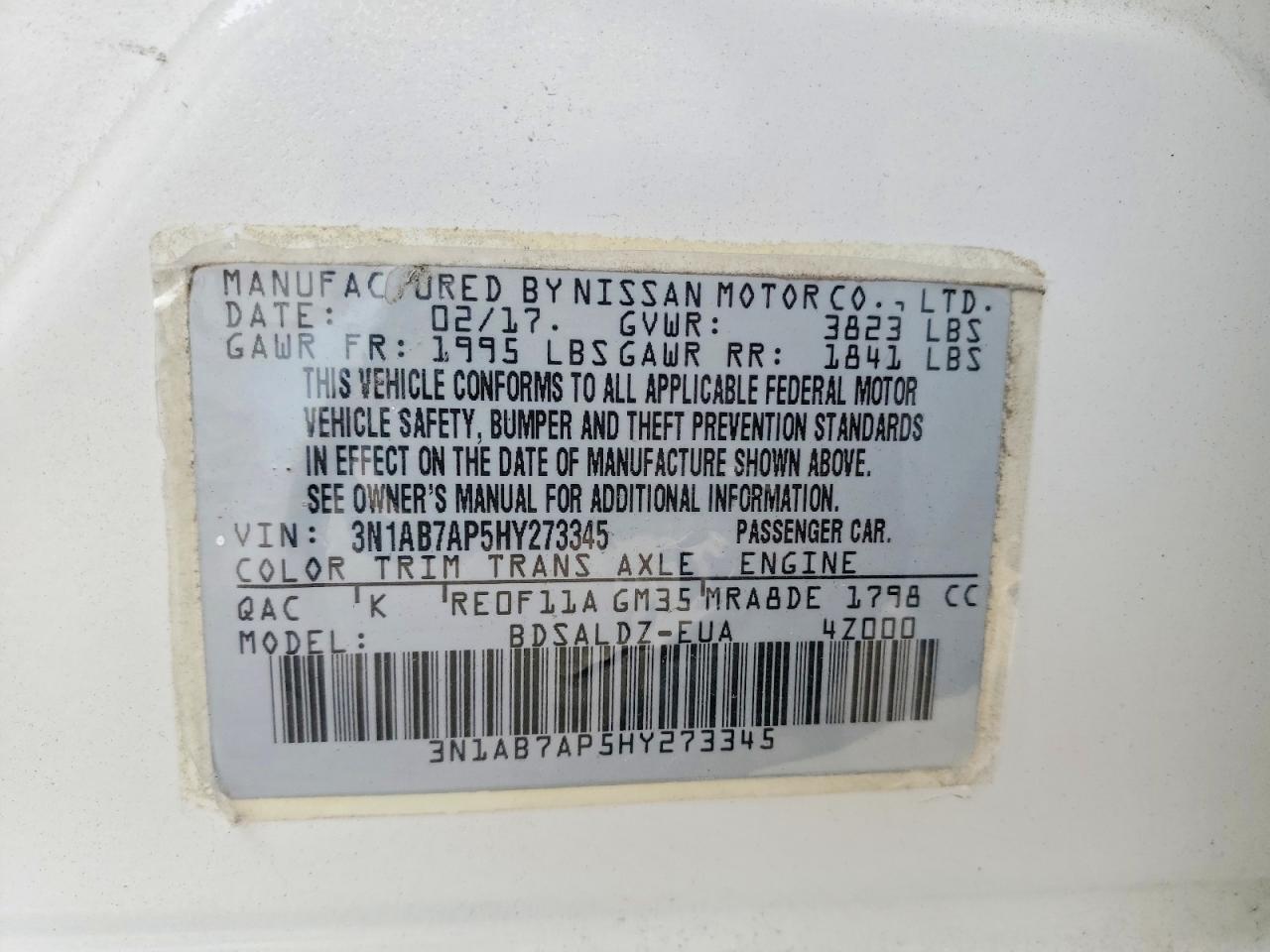 Nissan Sentra Sv