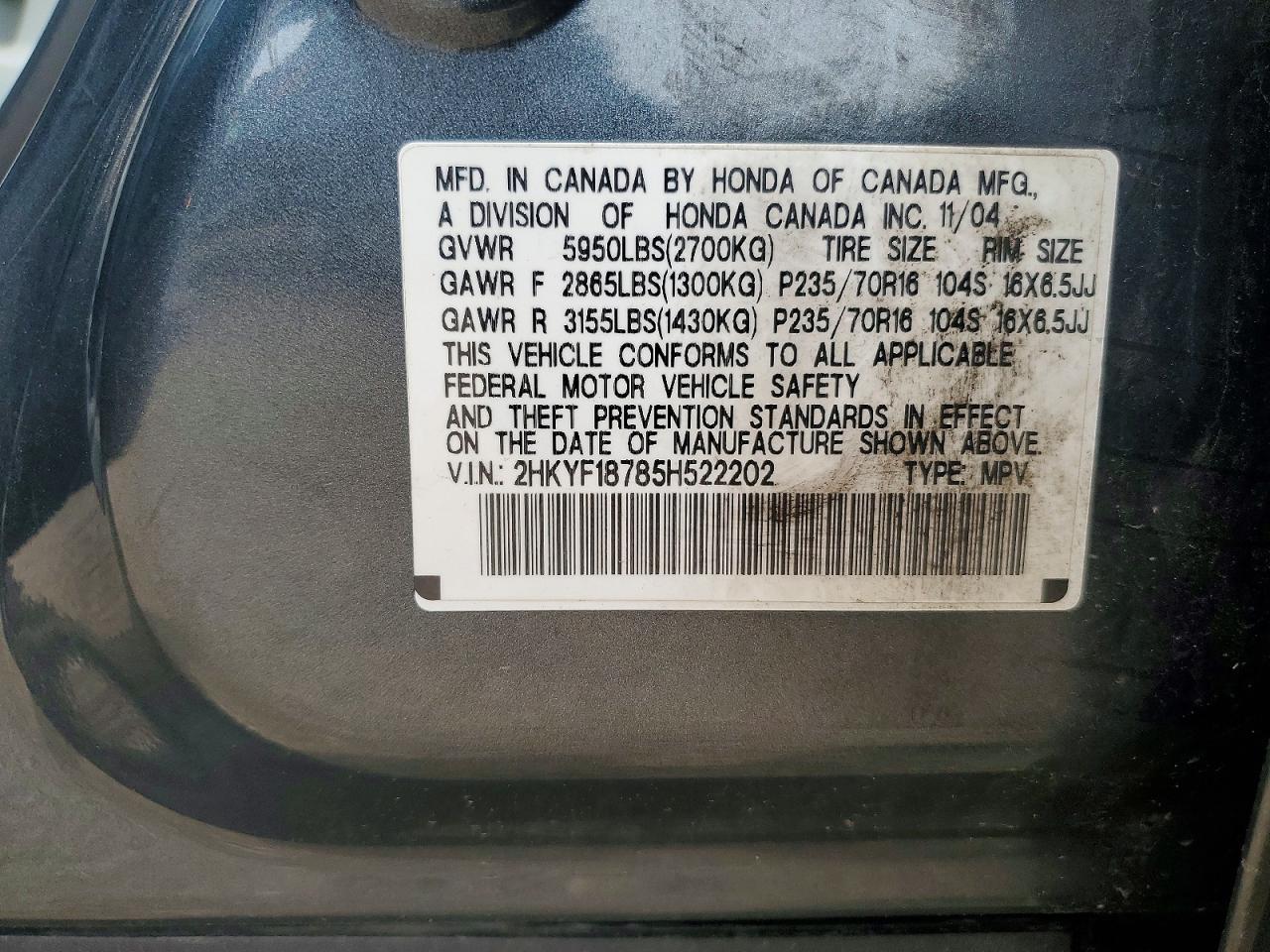 Honda Pilot Exl