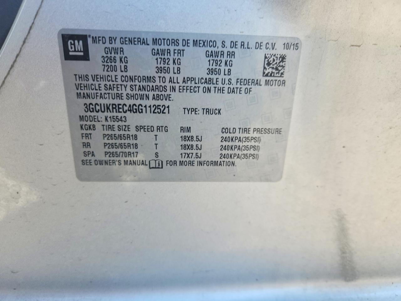 Chevrolet Silverado K1500 Lt