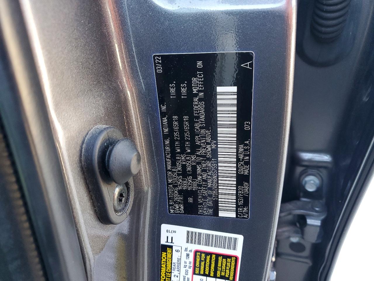 Toyota Highlander Le