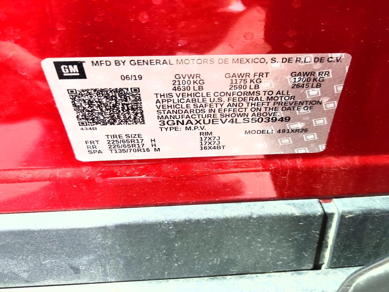 Chevrolet Equinox Lt