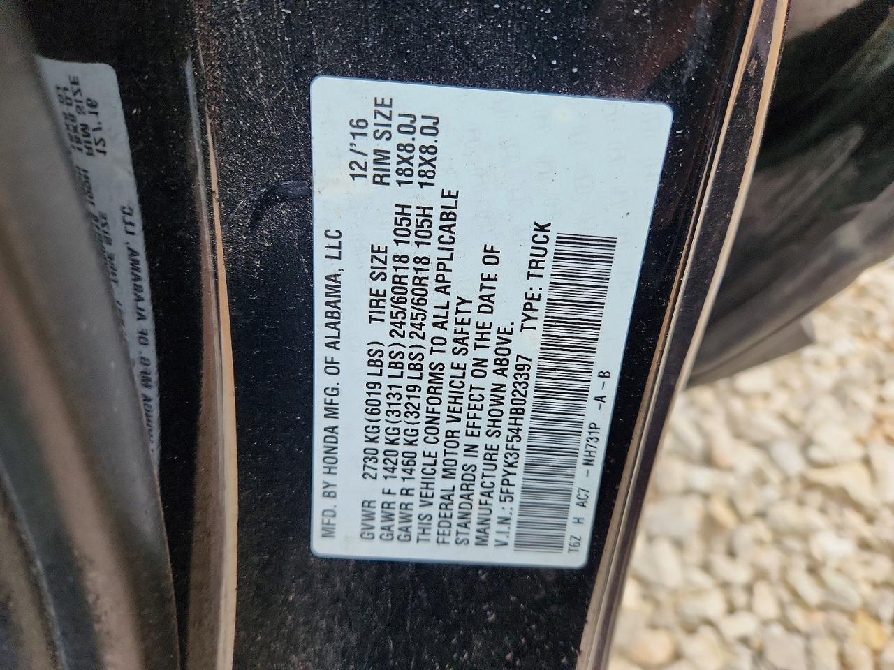 Honda Ridgeline Rtl