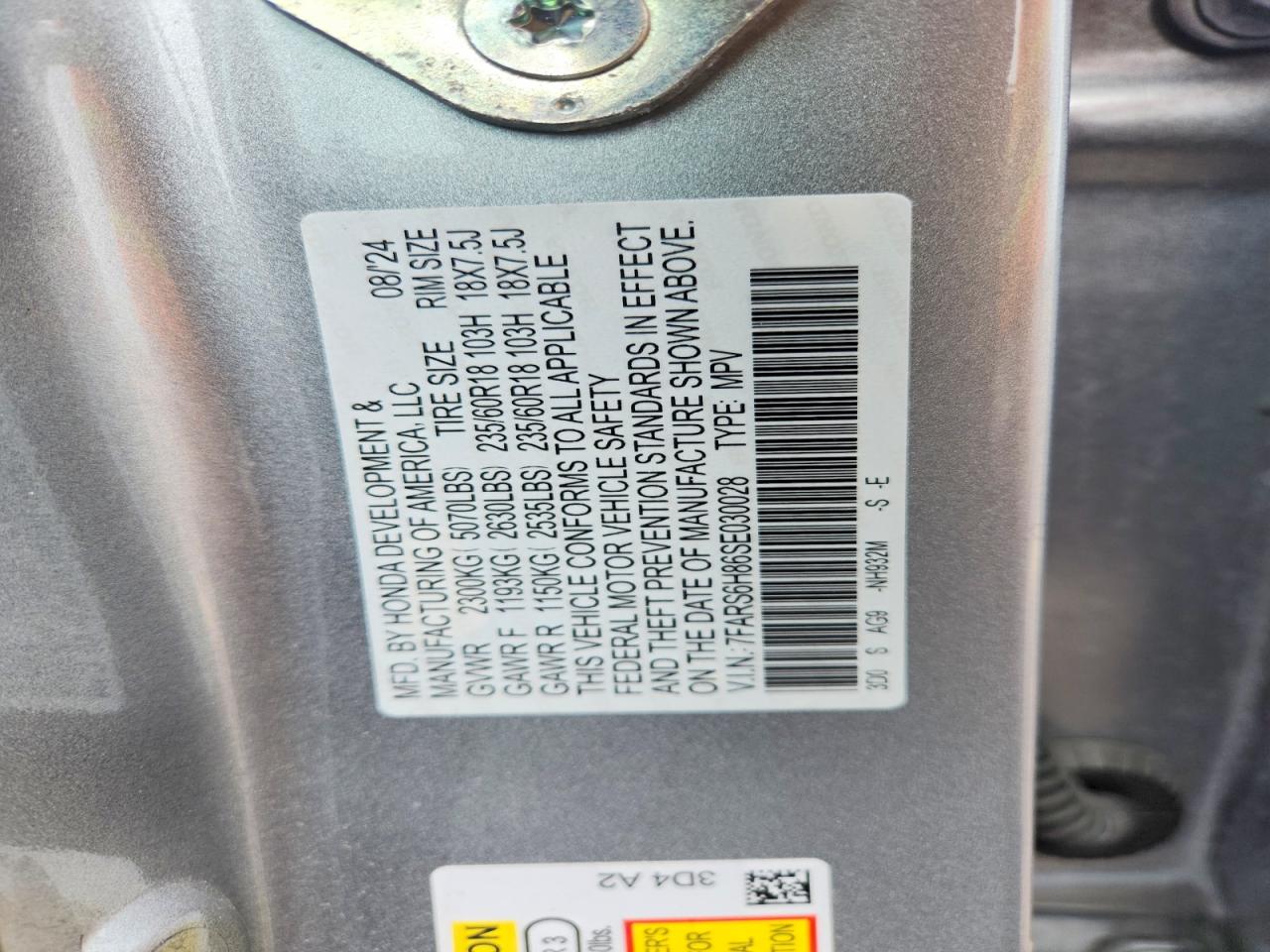 Honda Crv Sport-l